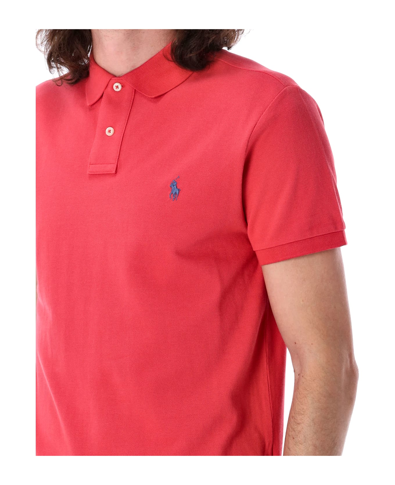 Polo Ralph Lauren Slim Fit Polo Shirt - SPRING RED