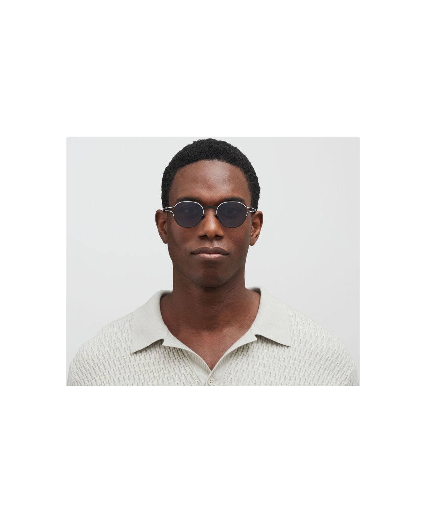 Mykita Vaasa - Black / White Sunglasses - black/white