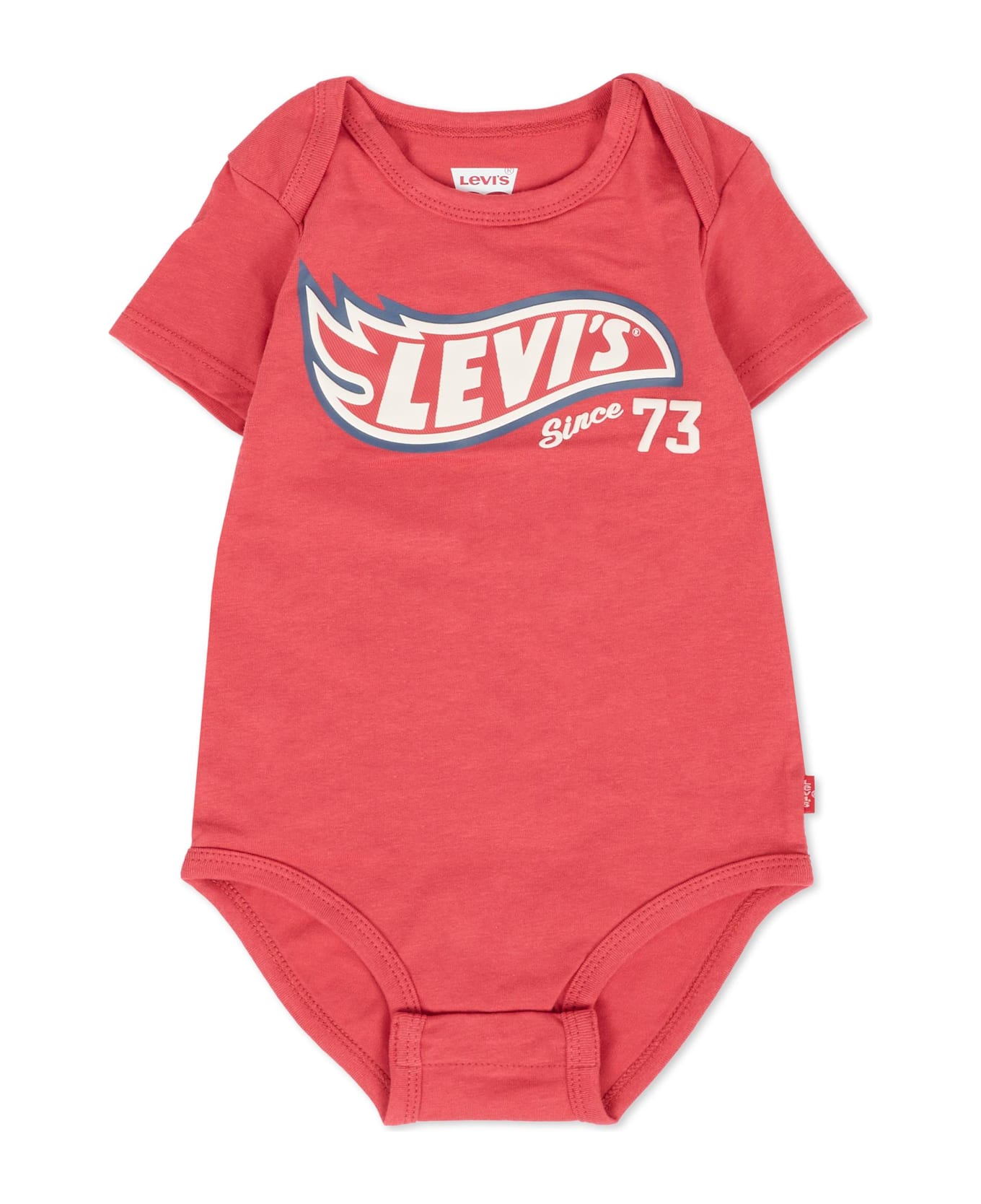 Levi's Red Suit For Baby Boy With Logo - Red