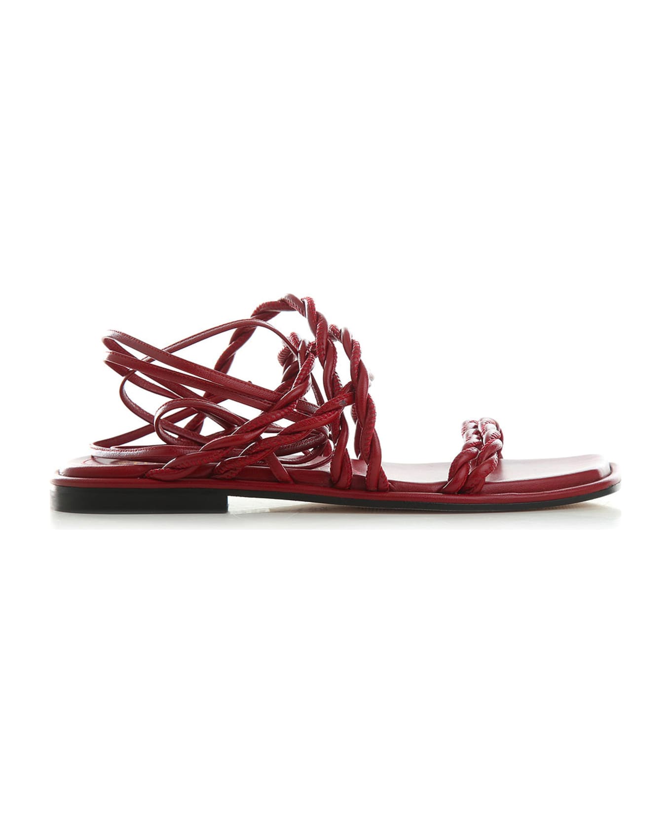 Stuart Weitzman Calypso Gladiator Sandals - Red