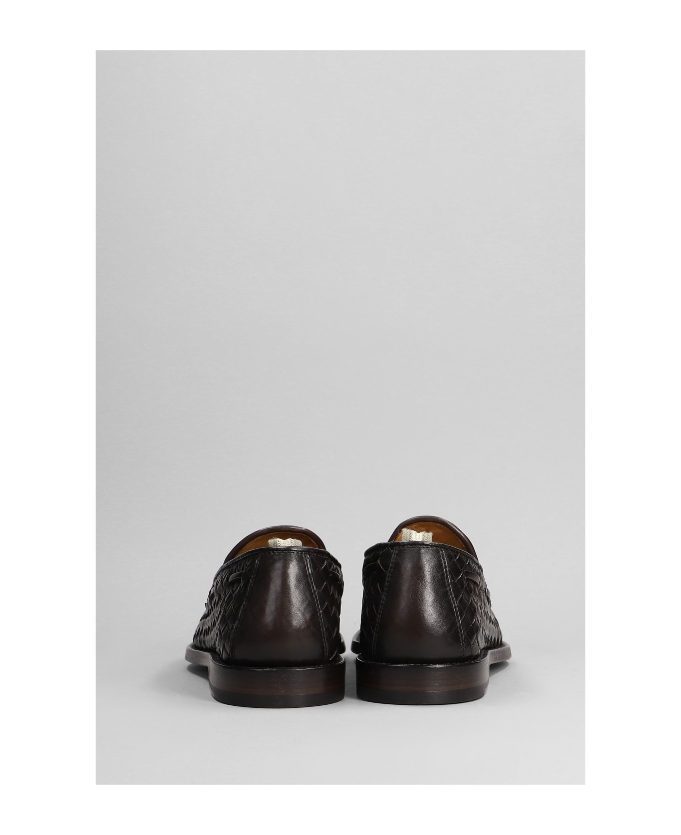 Officine Creative Opera 004 Loafers In Brown Leather - brown
