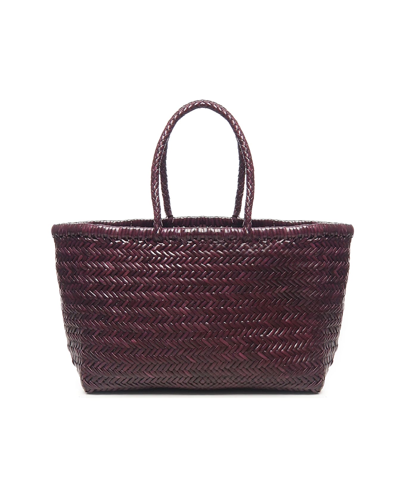 Dragon Diffusion Bamboo Triple Jump Handbag - PLUM