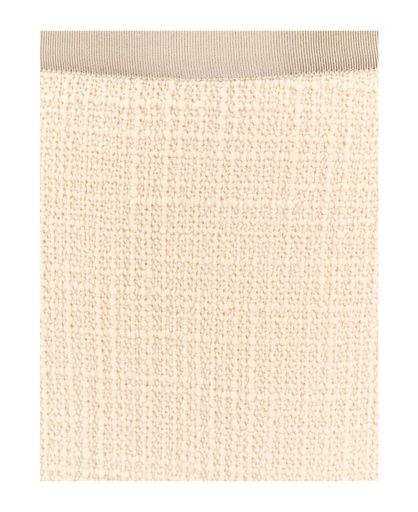 Valentino Virgin Wool Blazer With Silk Lining - Beige