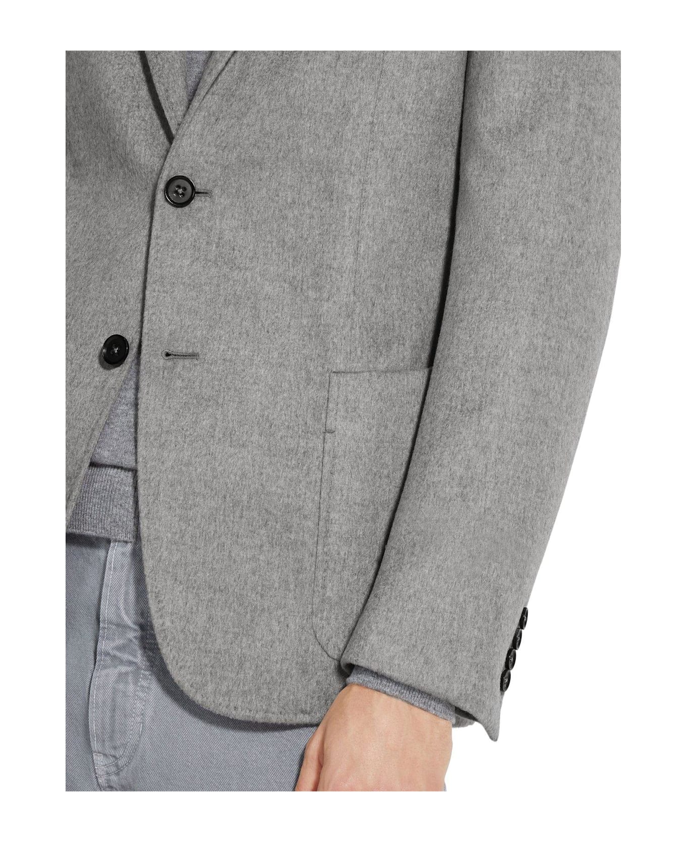 Zegna Single-breasted Jacket - grey