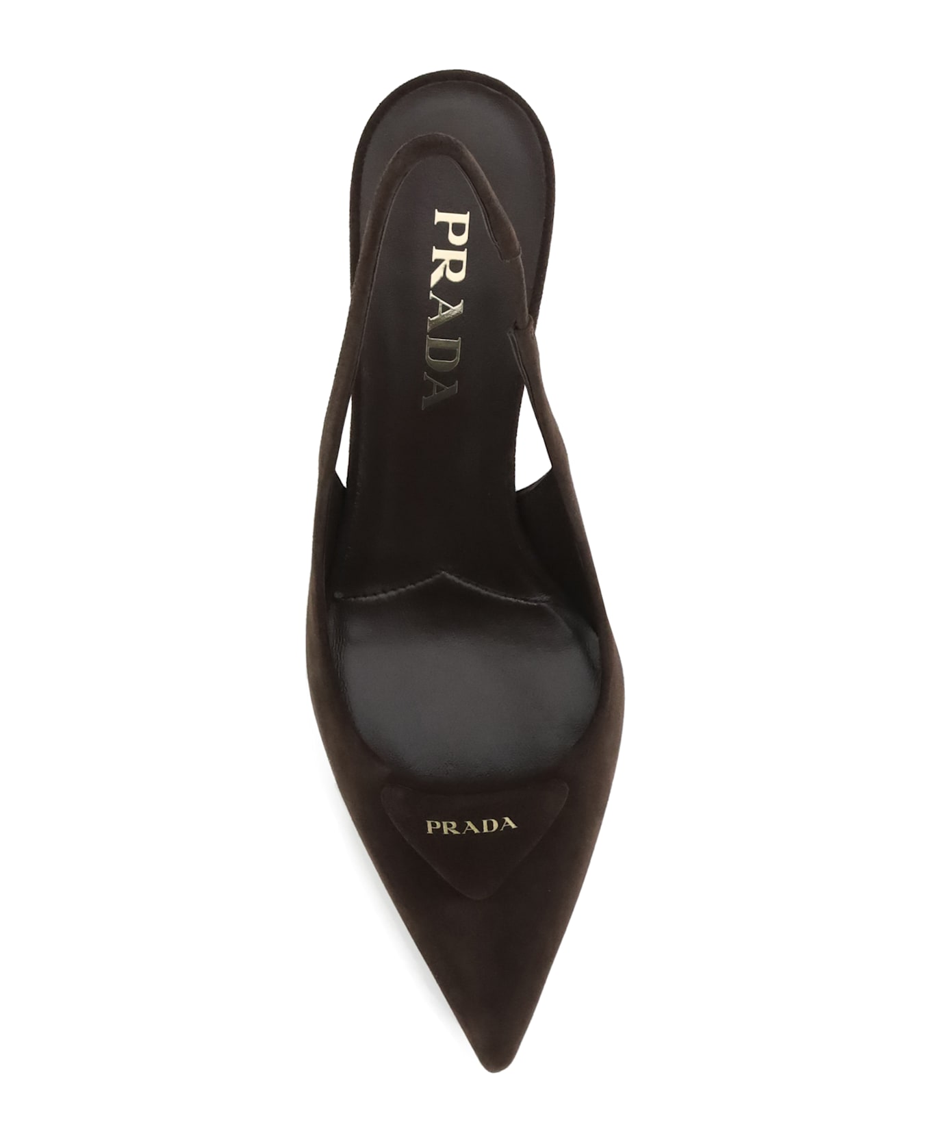 Prada Suede Slingback Pumps