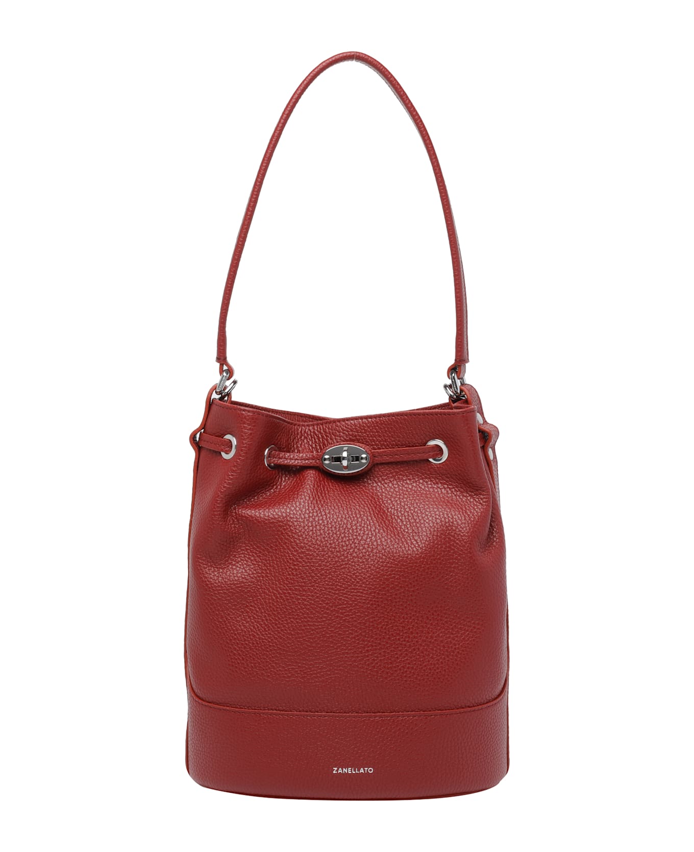 Zanellato Small Monda' Bucket Bag - Red
