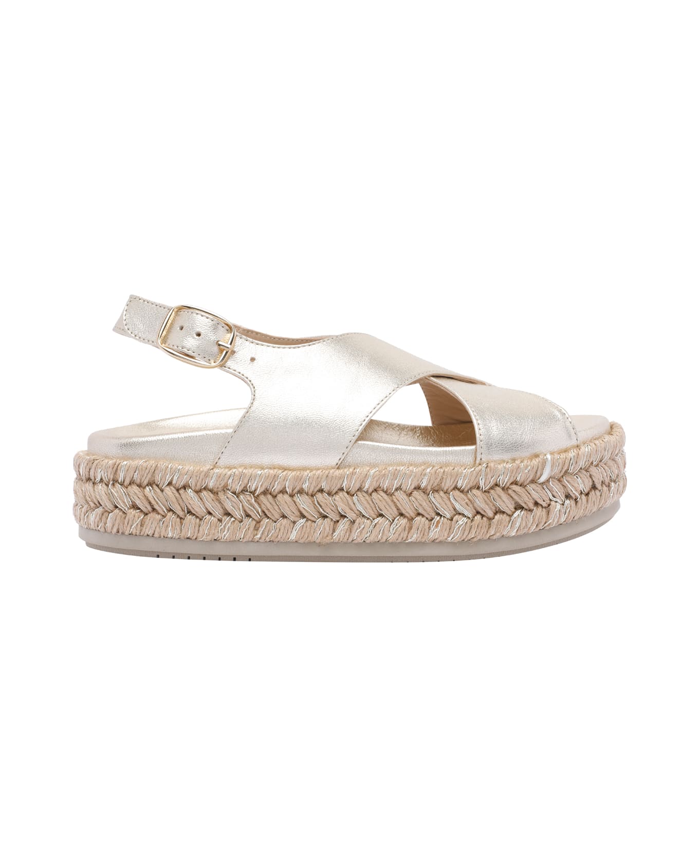 Paloma Barceló Francia Wedges - Golden