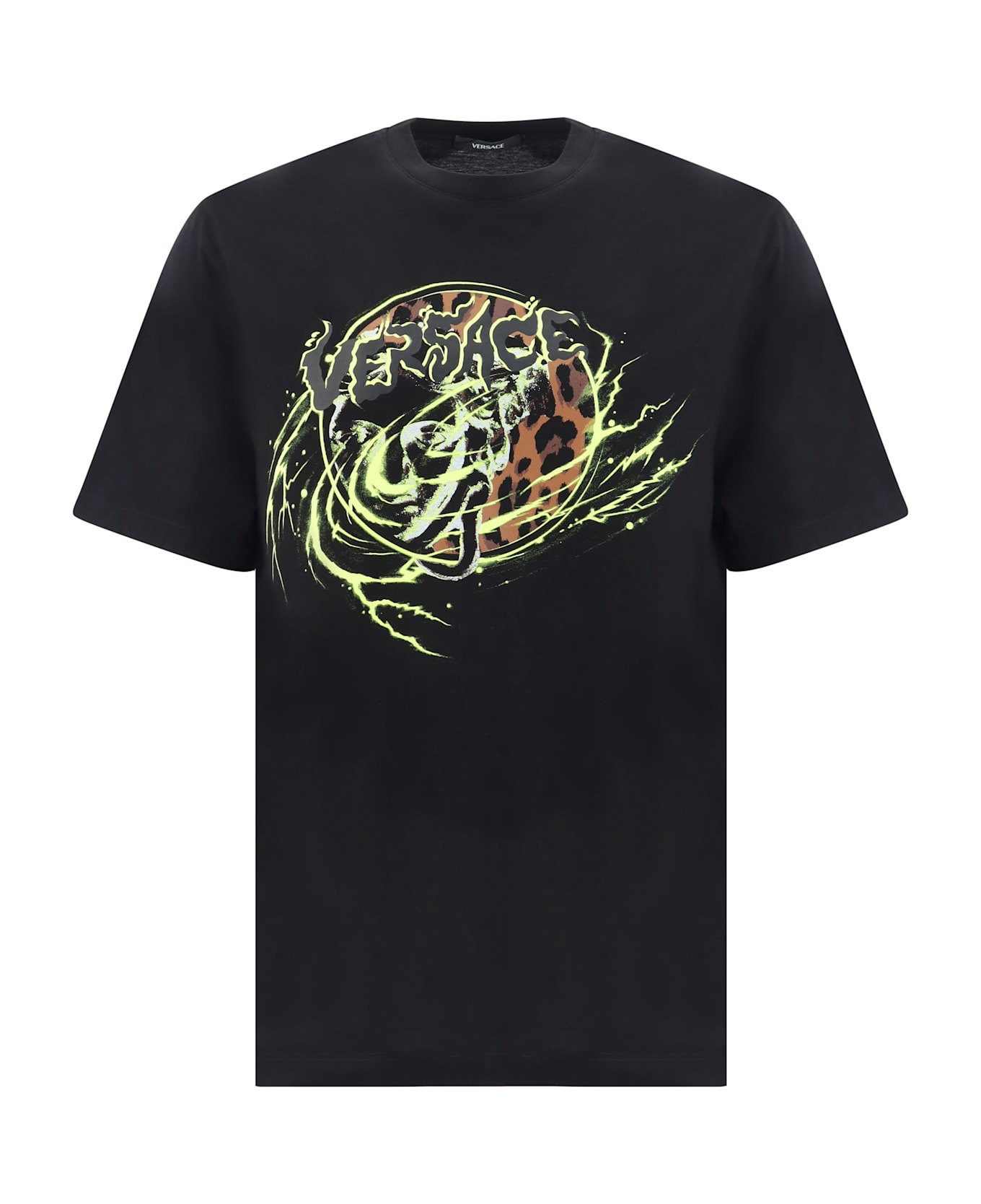 Versace T-shirt - Black+print シャツ