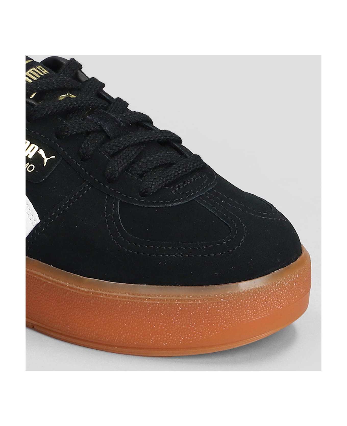 Puma Palermo Elevata Wns Sneakers In Black Suede - black