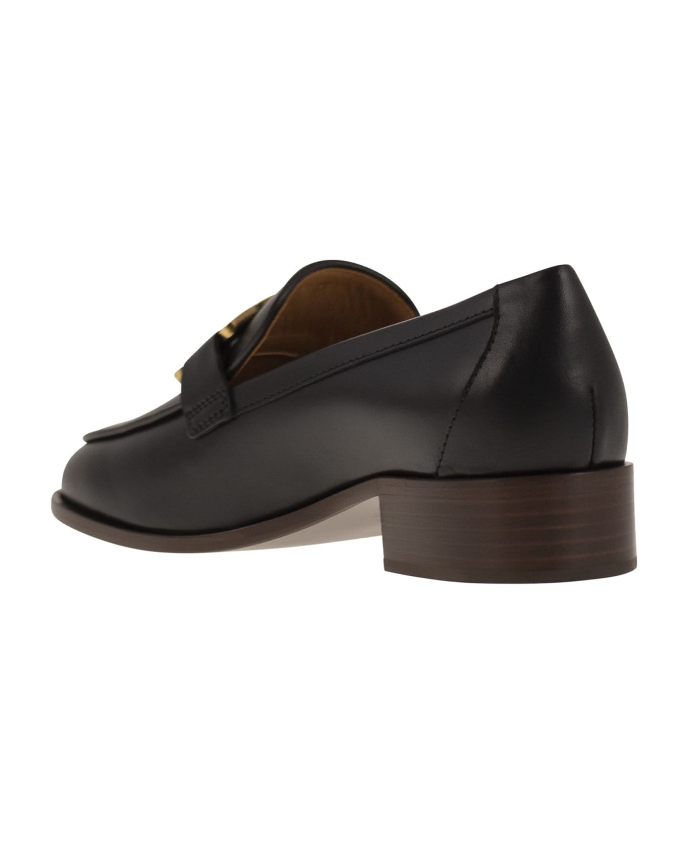 Tod's Leather Loafer - Black