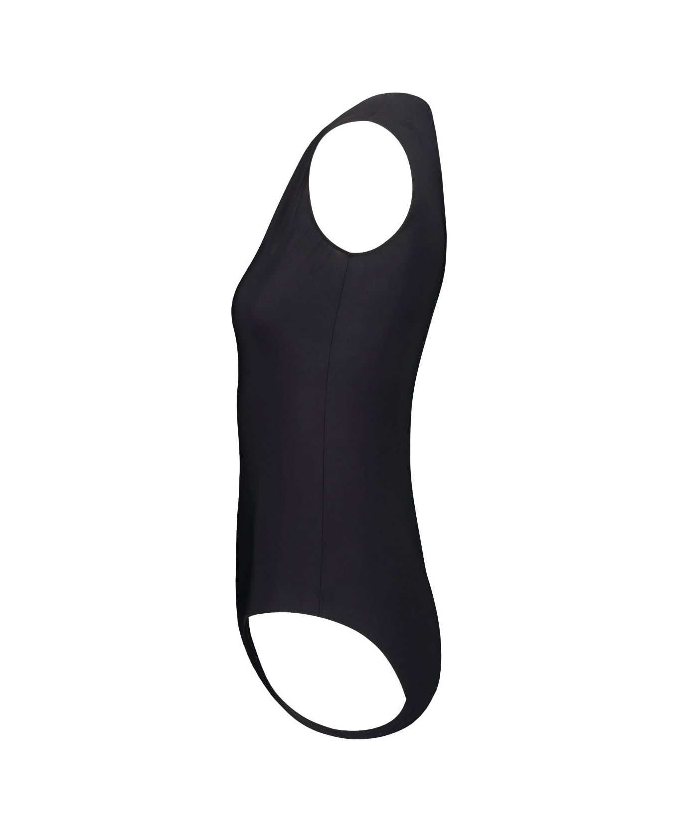 Maison Margiela Stretch-jersey Sleeveless Bodysui - Black