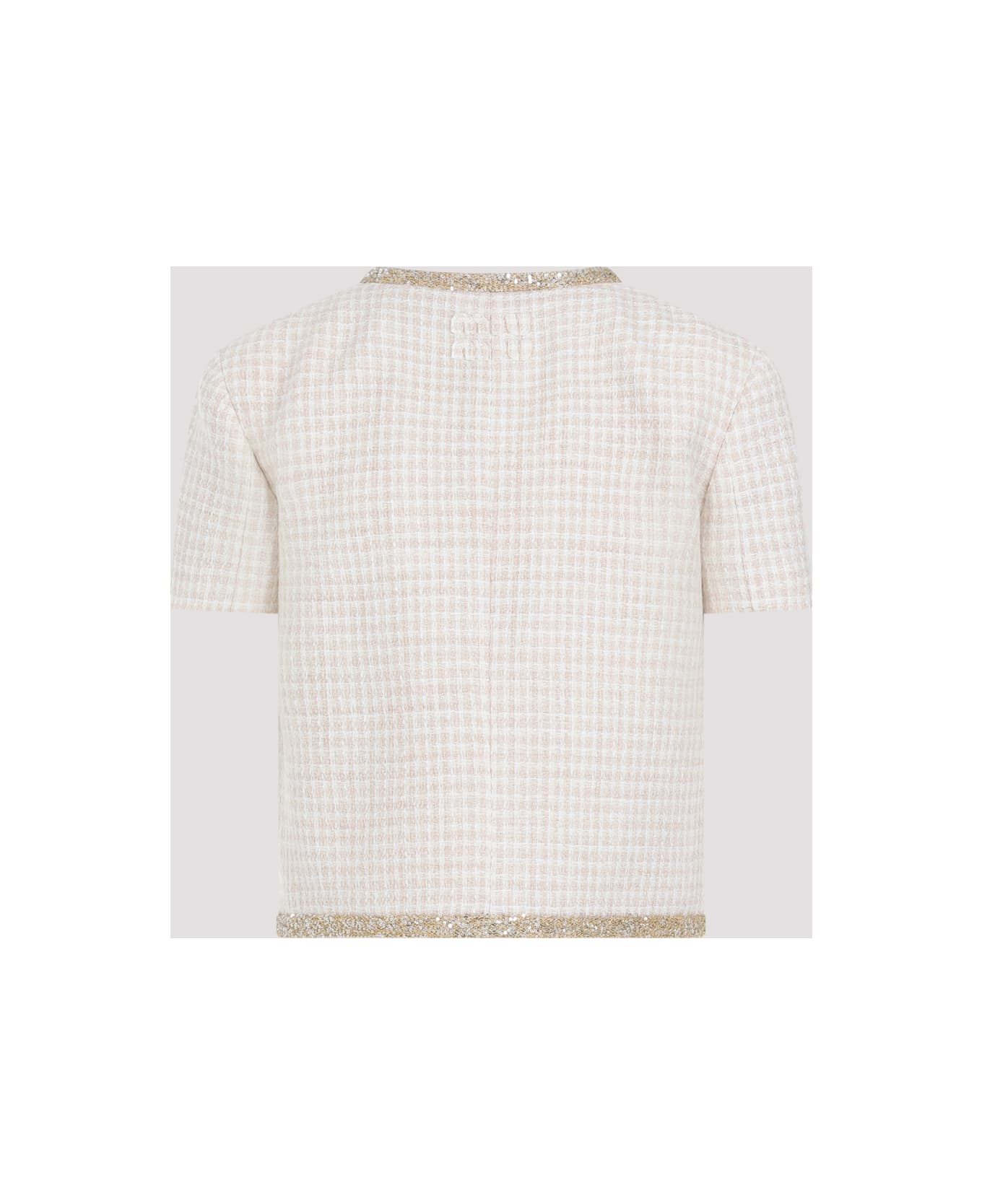 Miu Miu Virgin Wool Jacket - Avorio Albino
