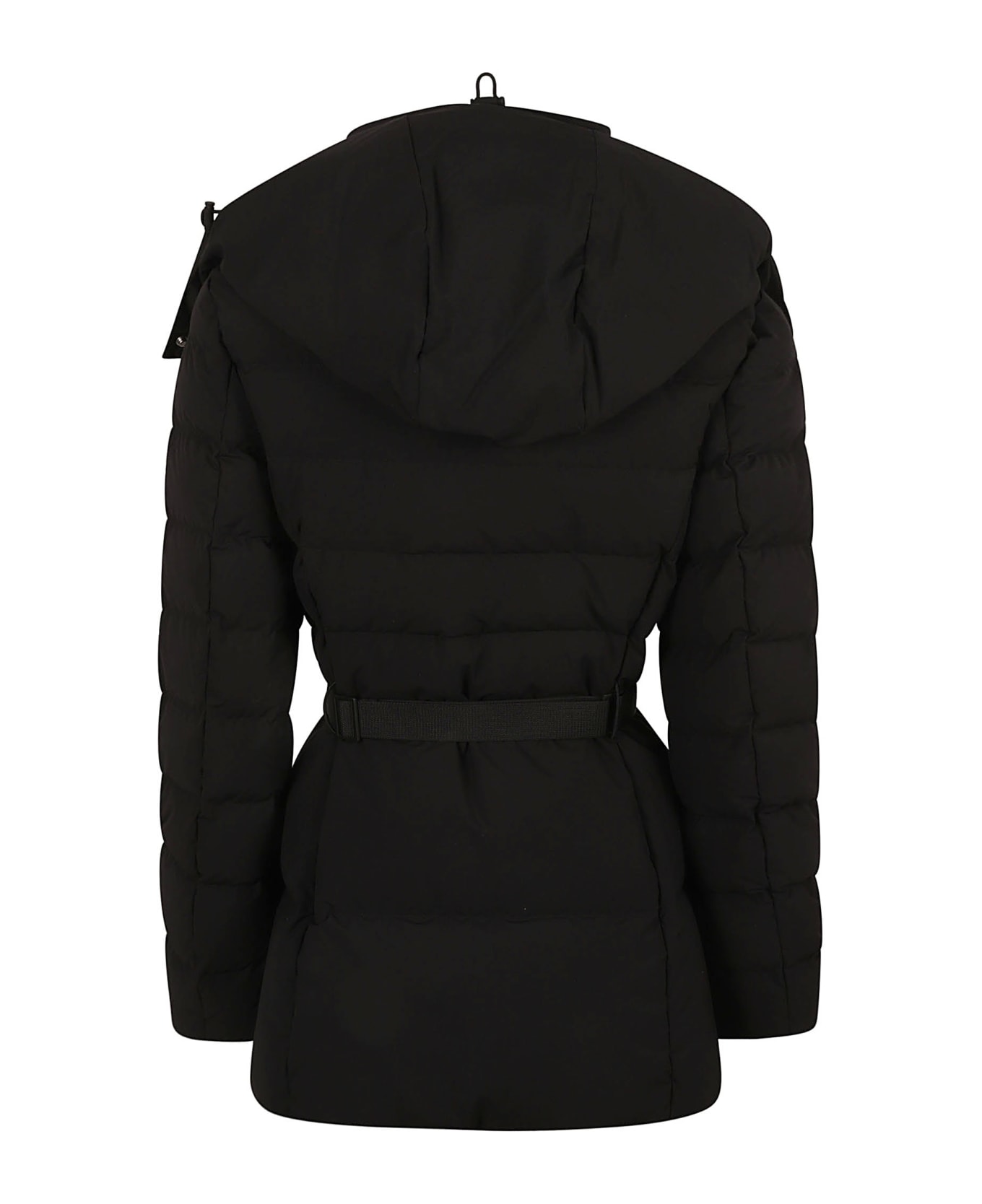 Burberry Belted Padded Jacket - Black