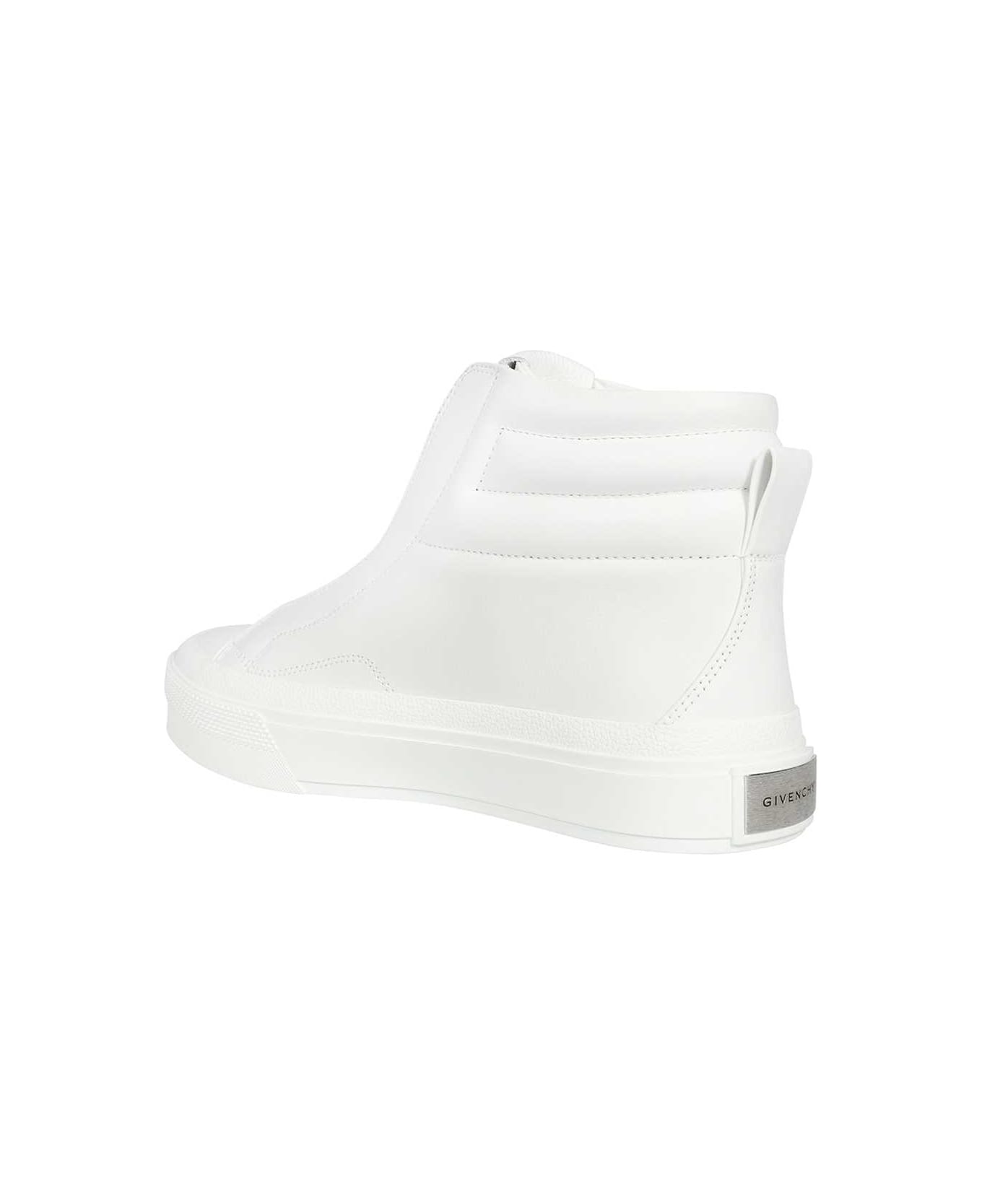 Givenchy Leather High-top Sneakers - White