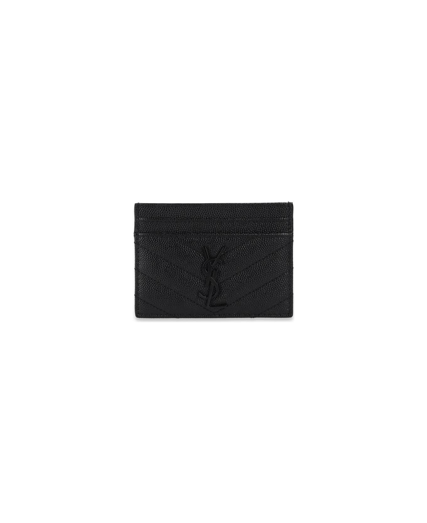 Saint Laurent Card Holder - BLACK