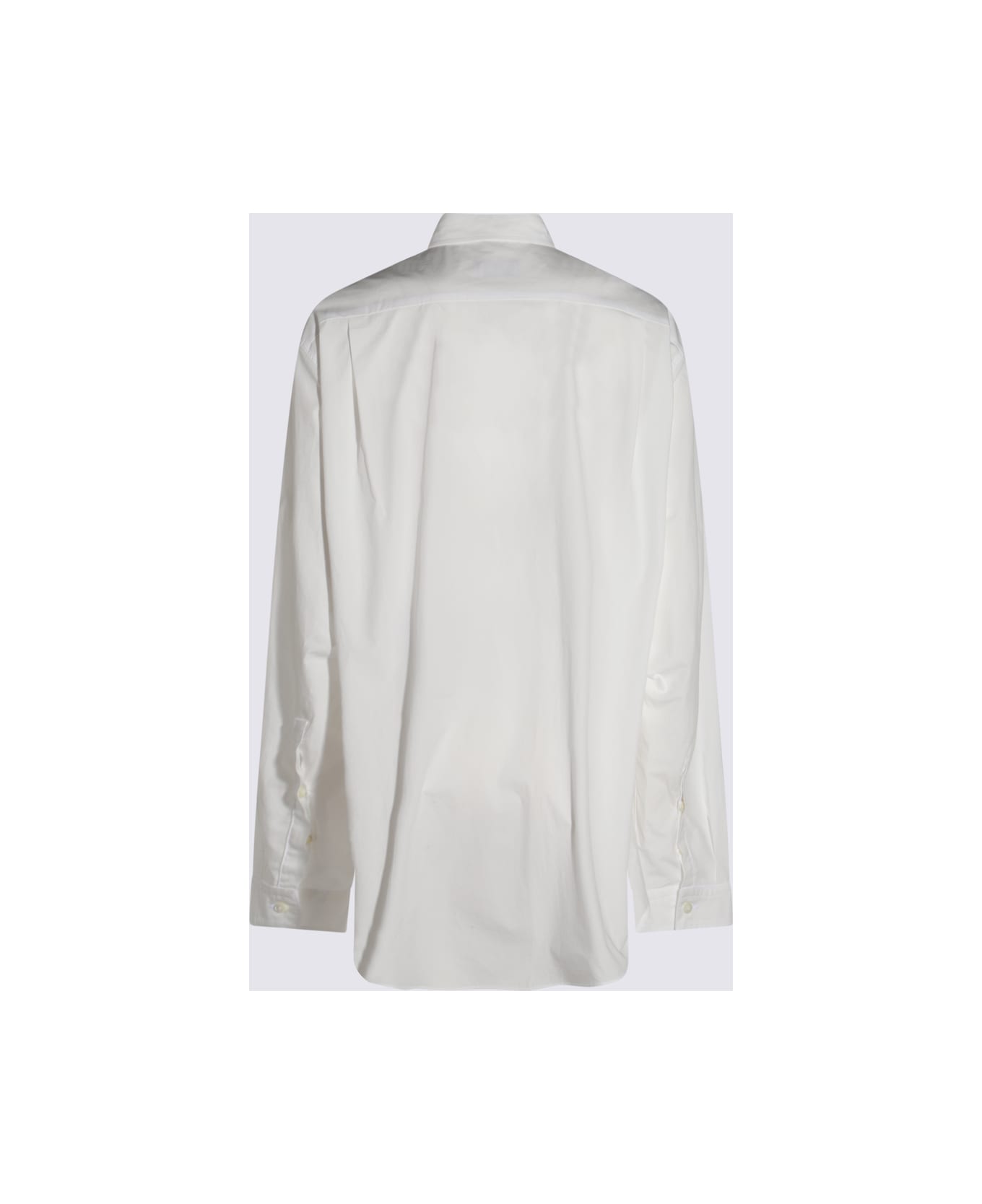 Moncler White Cotton Shirt - White