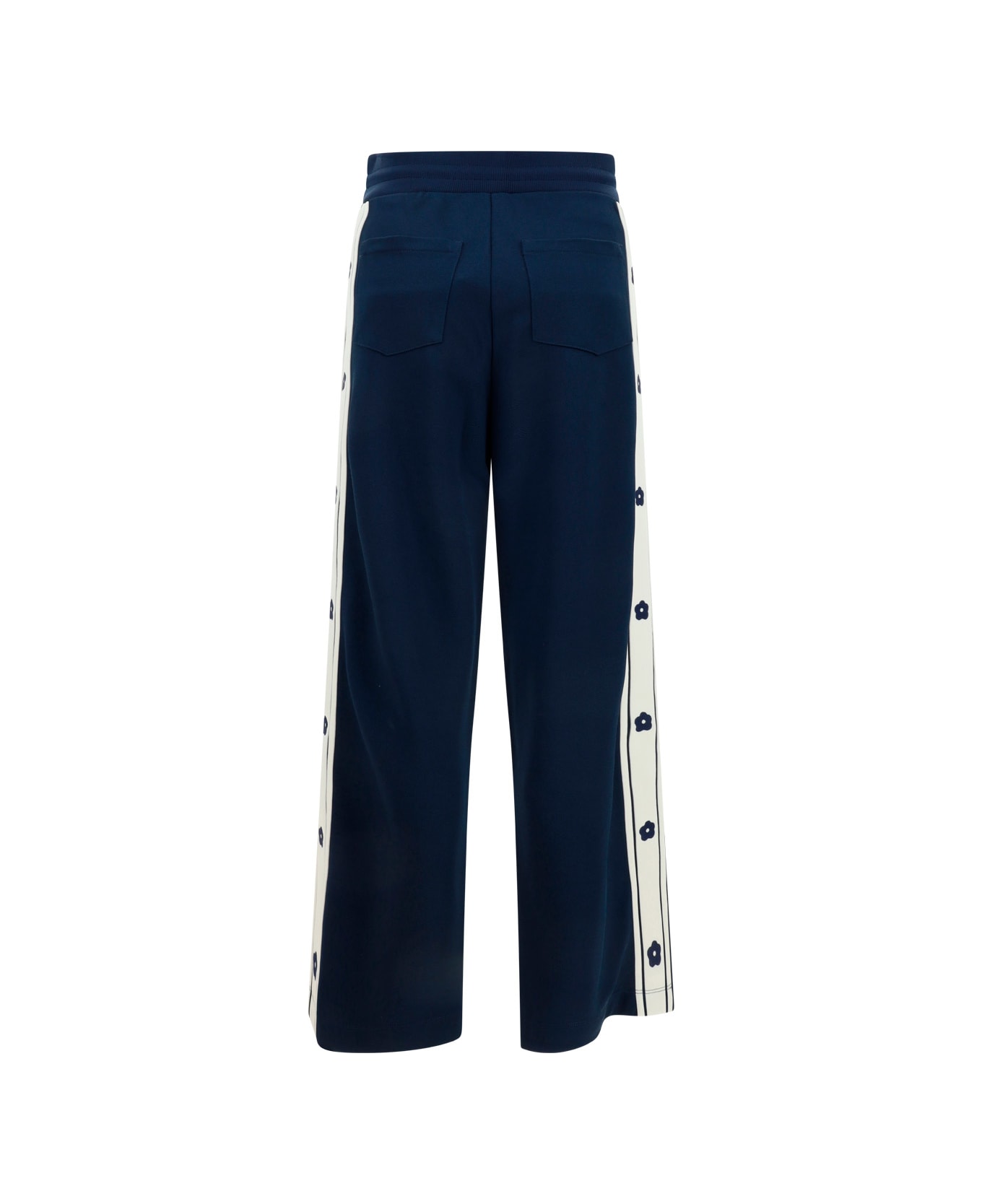 Kenzo Track-pants With Decorative Stripes - Blue