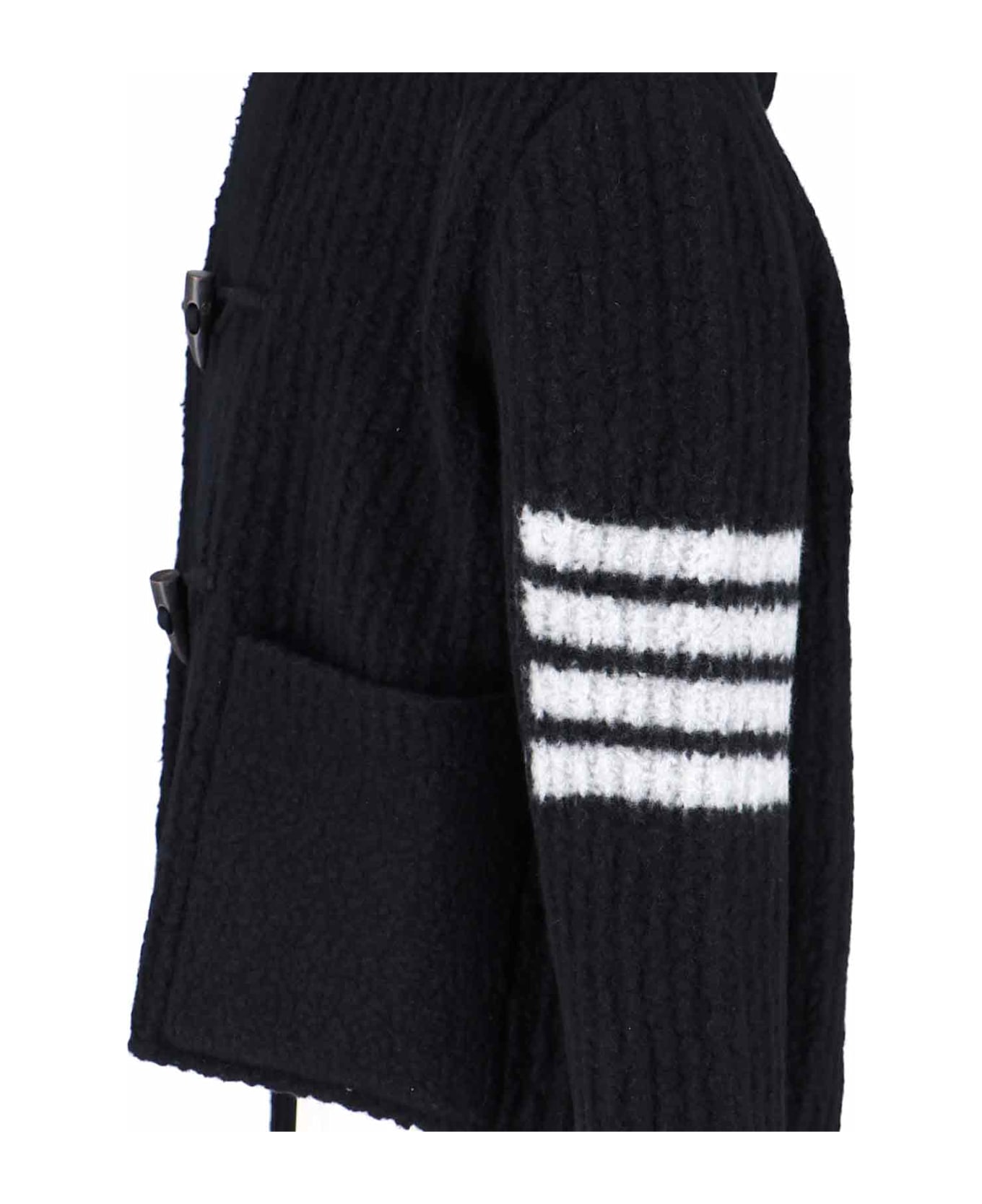 Thom Browne 
4-bar
 Hooded Jacket - Black