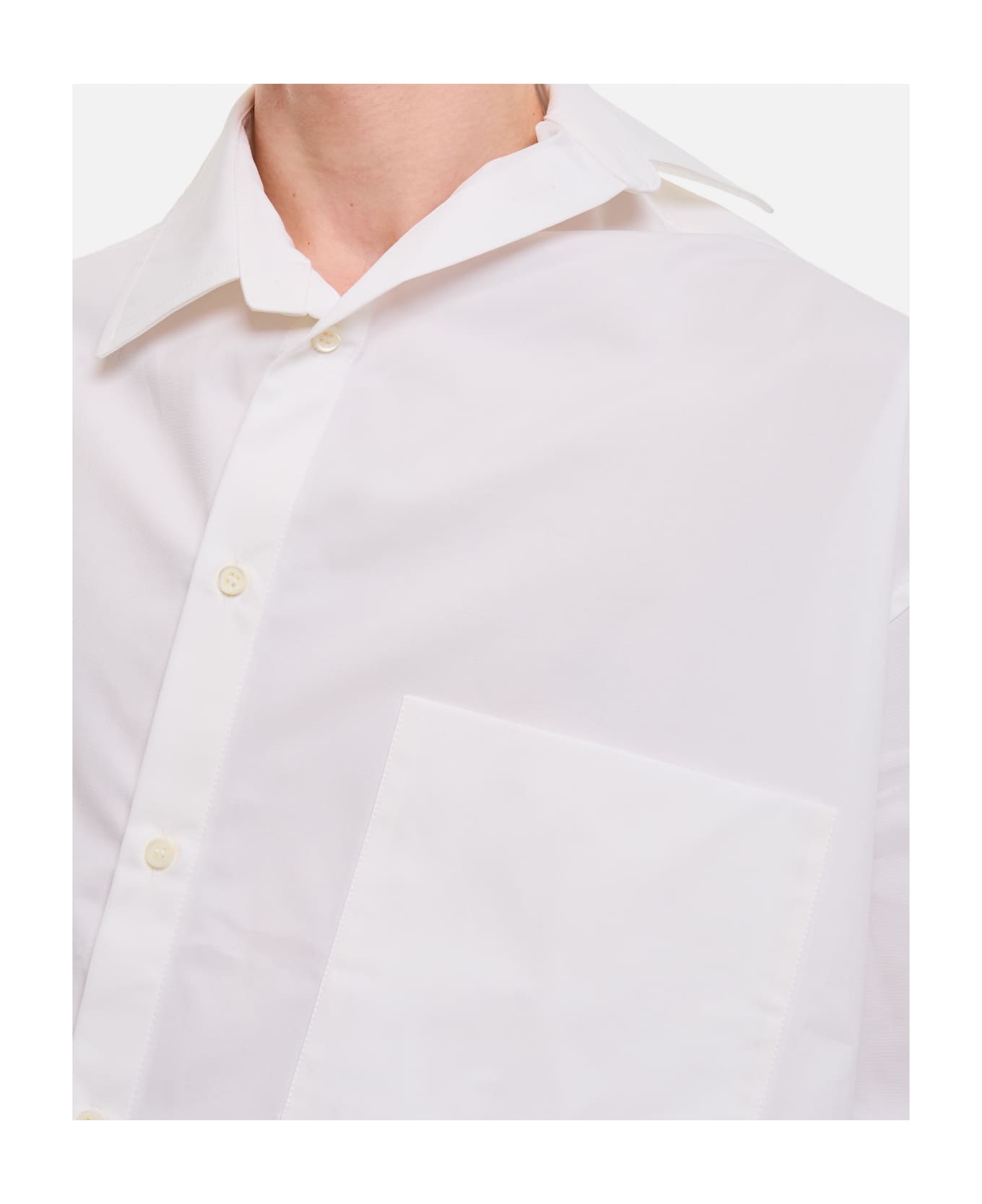 Jacquemus Cuadro Cotton Shirt - White シャツ