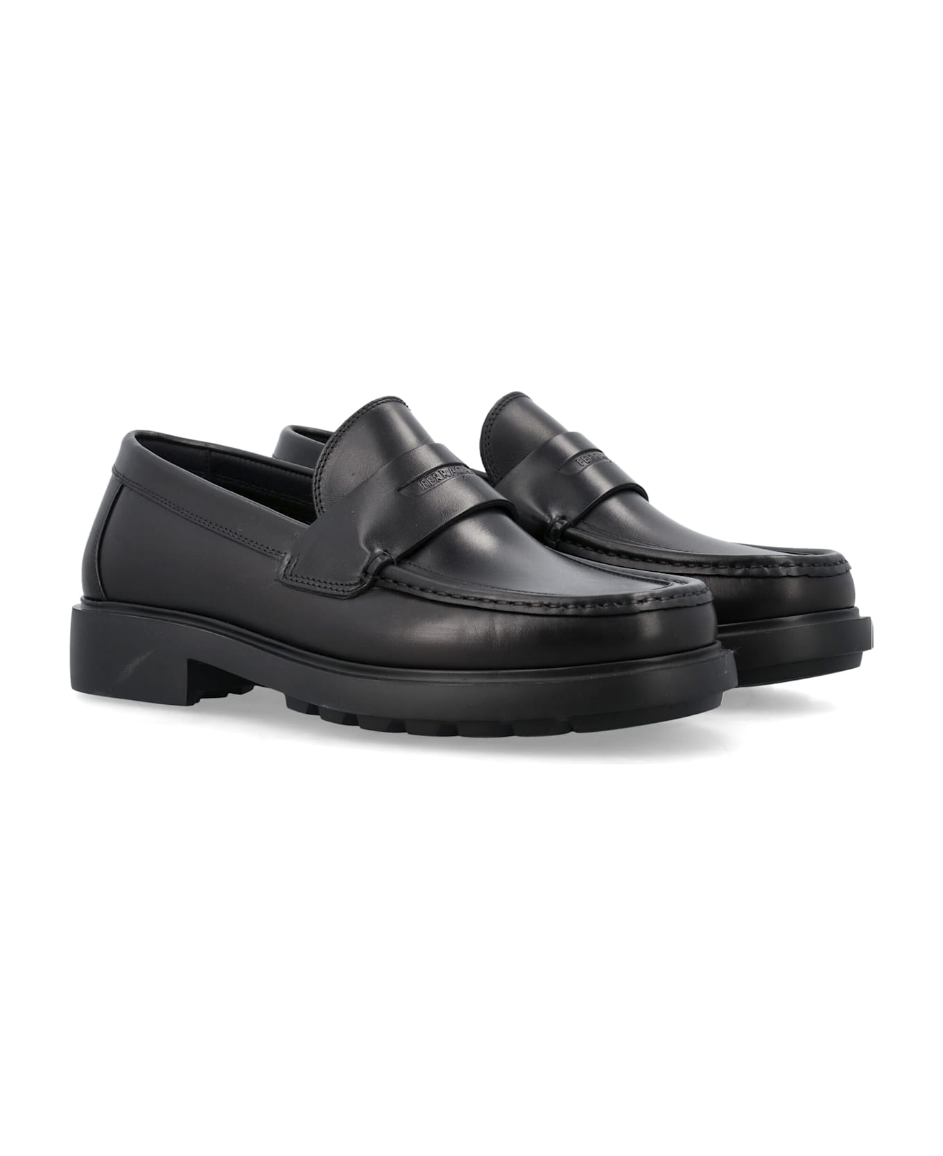 Ferragamo Donny Loafers - NERO
