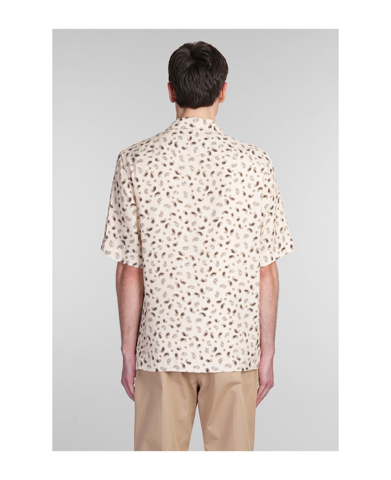 Paul Smith Shirt In Beige Viscose - beige