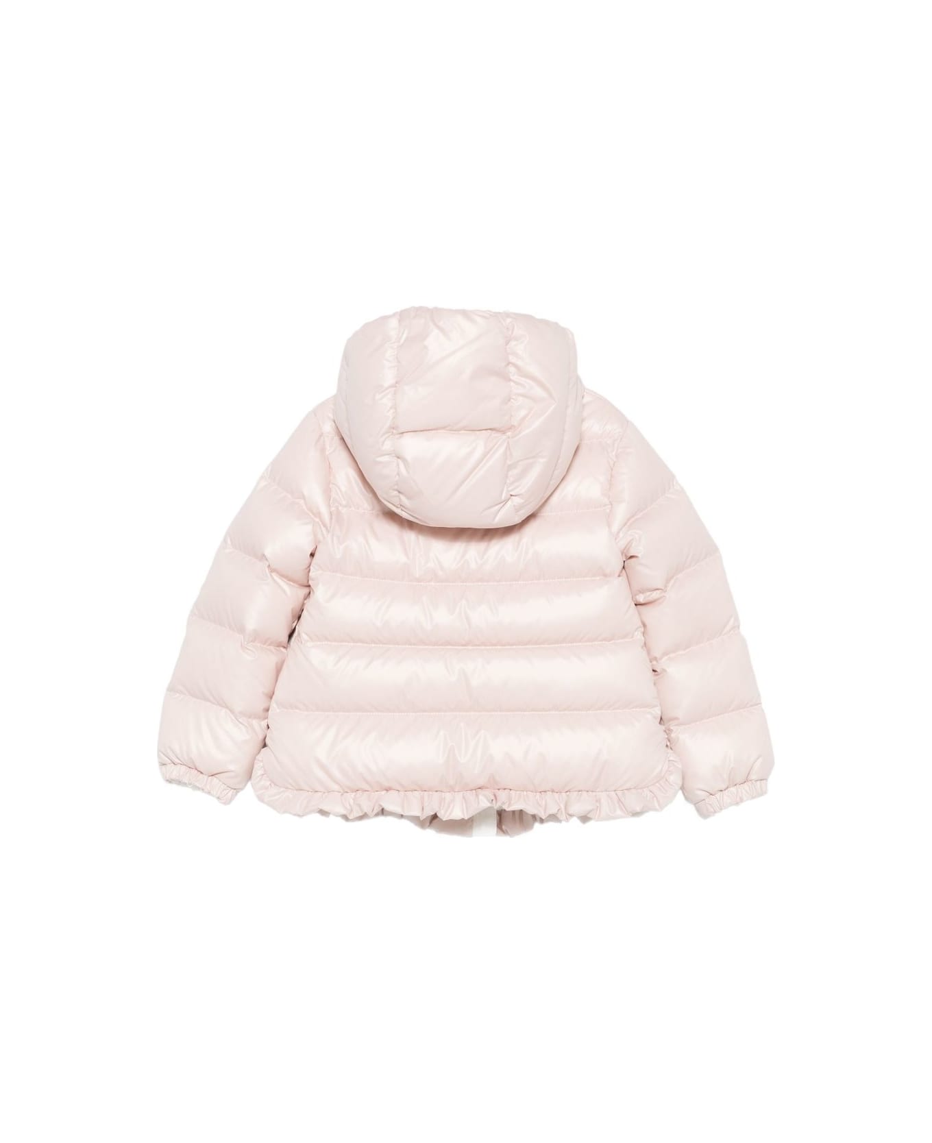 Moncler Enfant Padded Coat With Hood - Pink