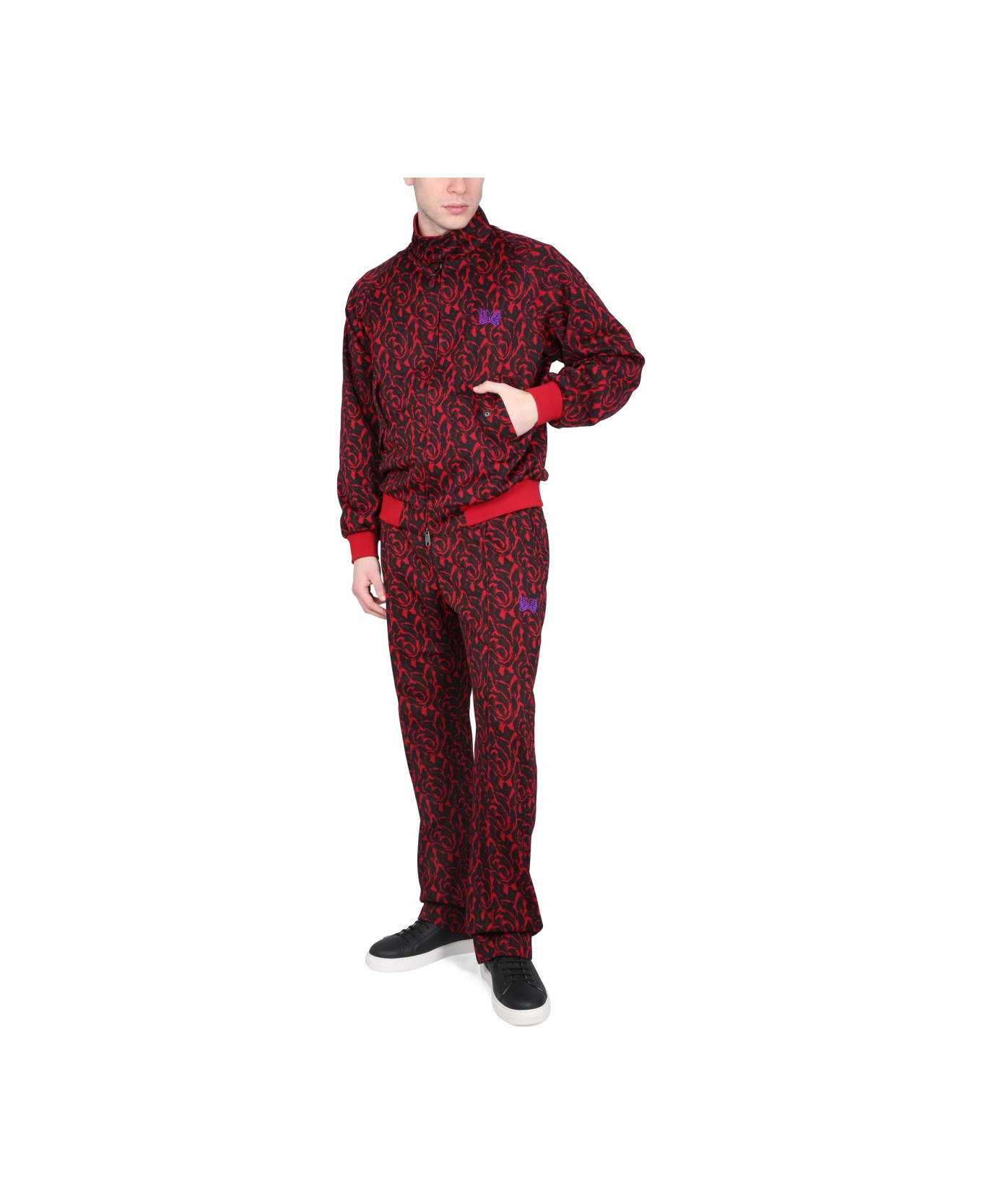 Needles Pants With Logo - RED