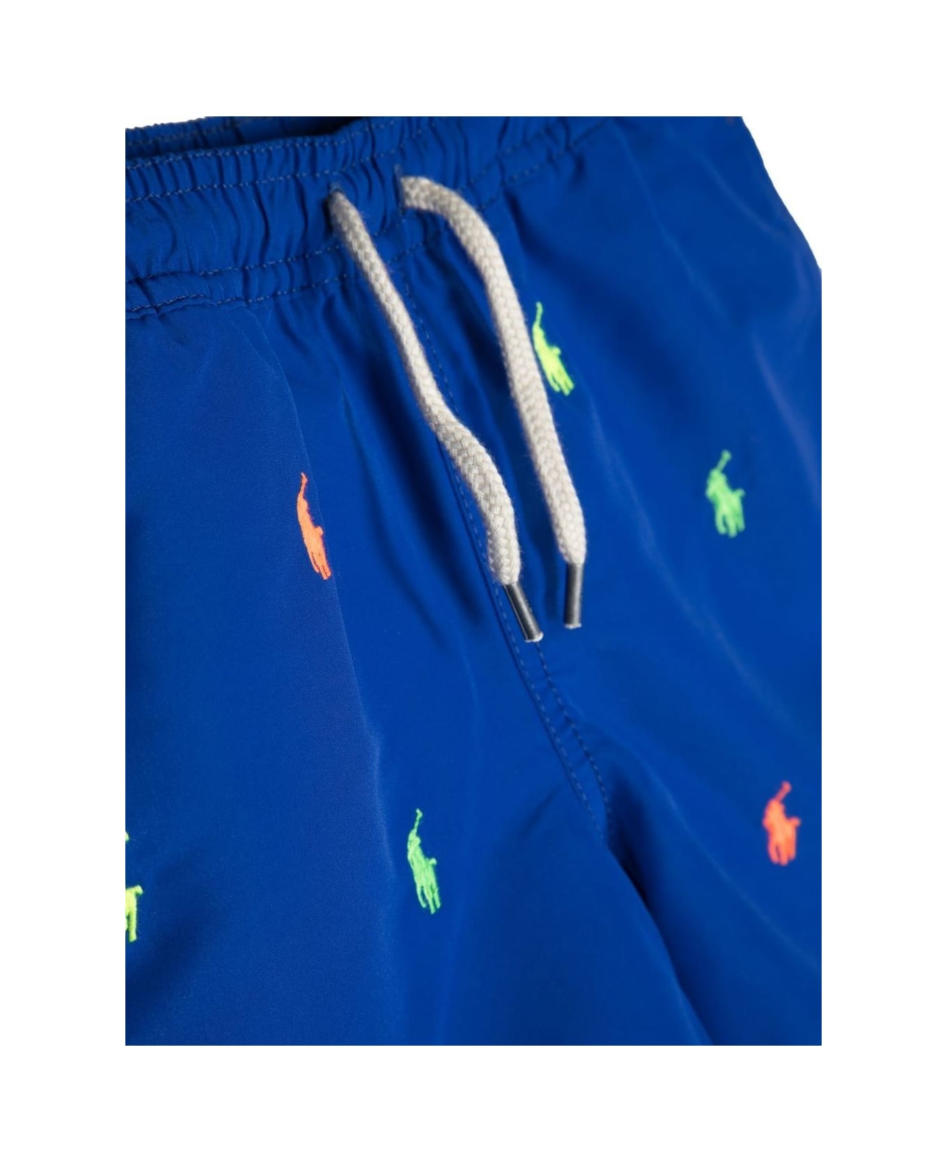Polo Ralph Lauren Blue Swim Shorts With All-over Pony 水着