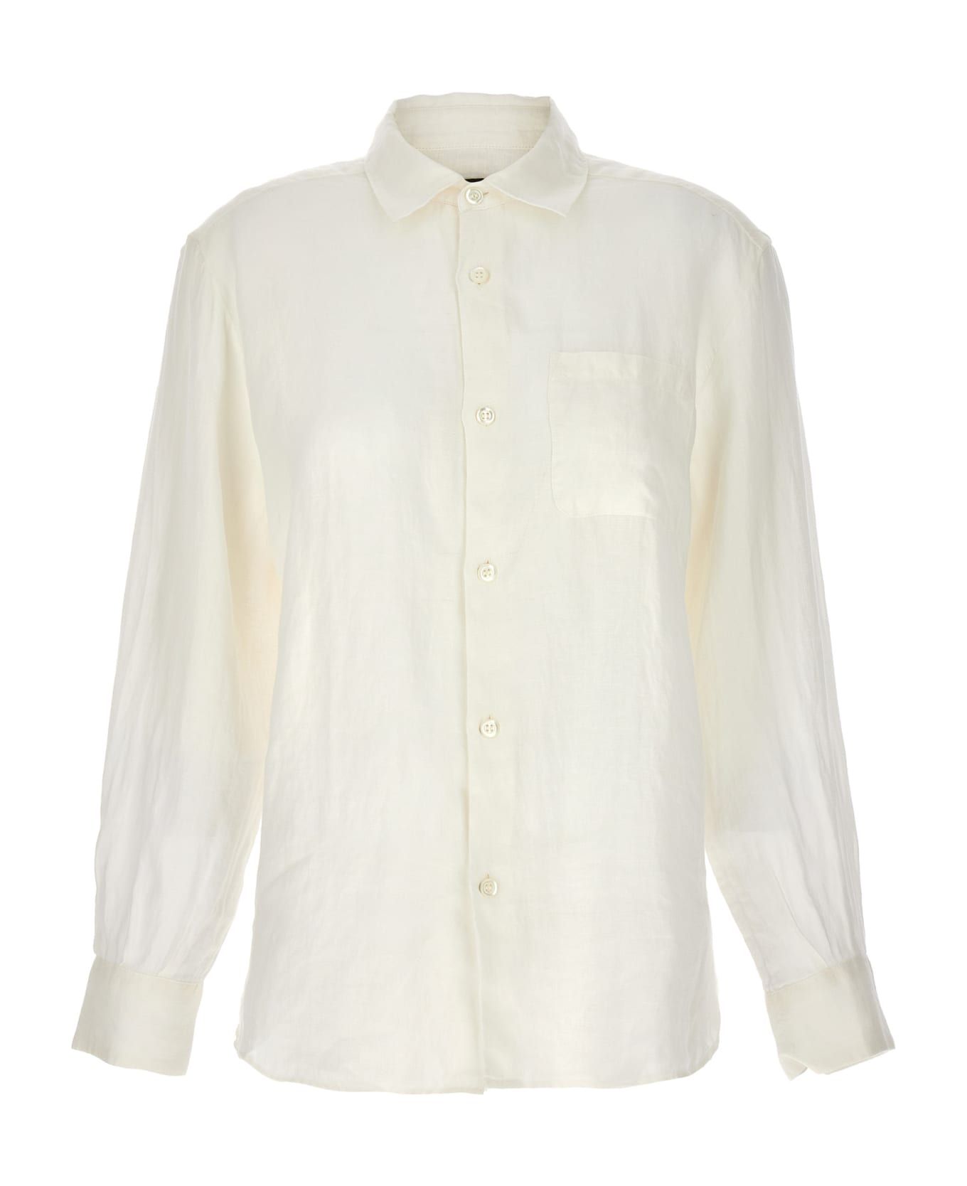 A.P.C. Sela Linen Shirt - Aac Off White