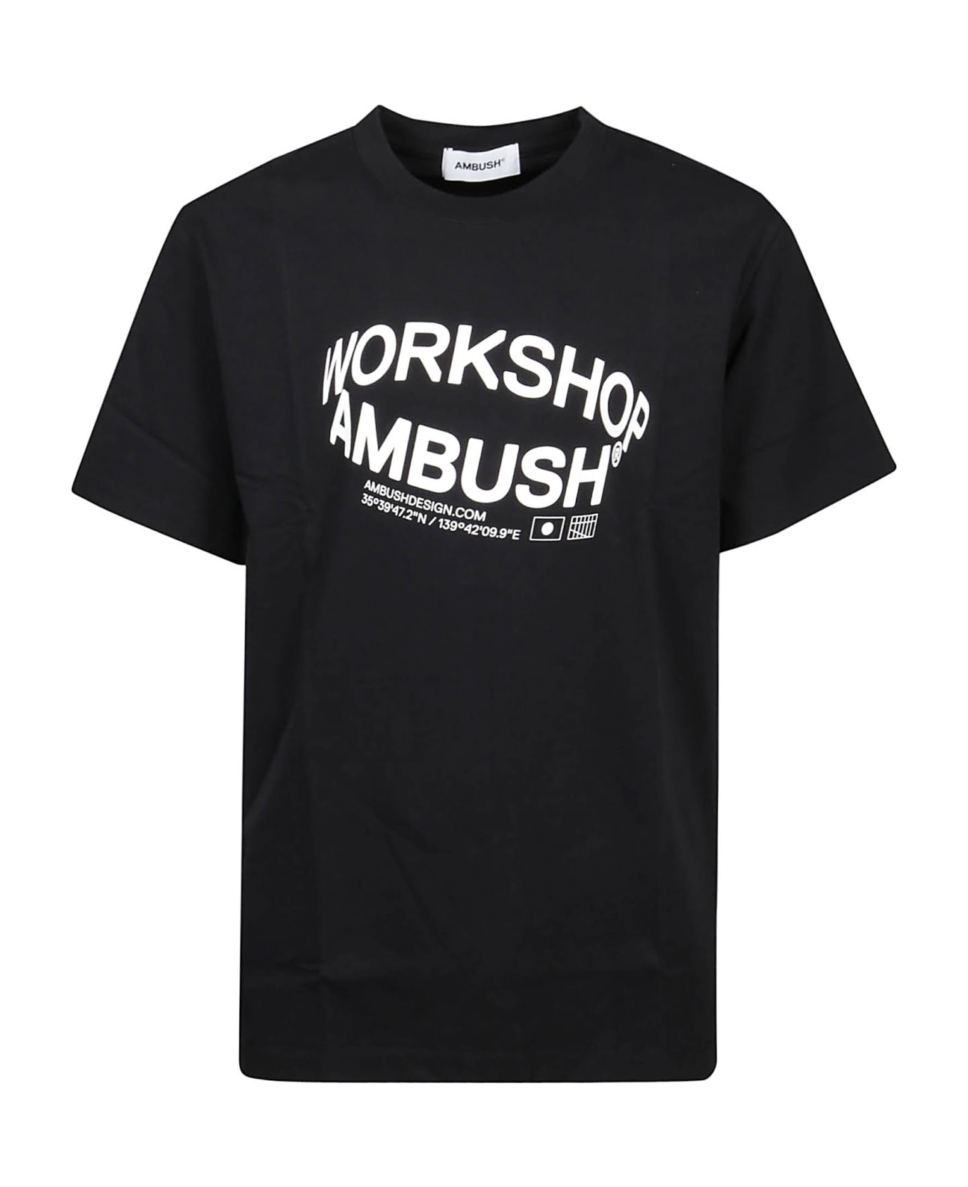 AMBUSH Revolve Logo T-shirt - Black Off White