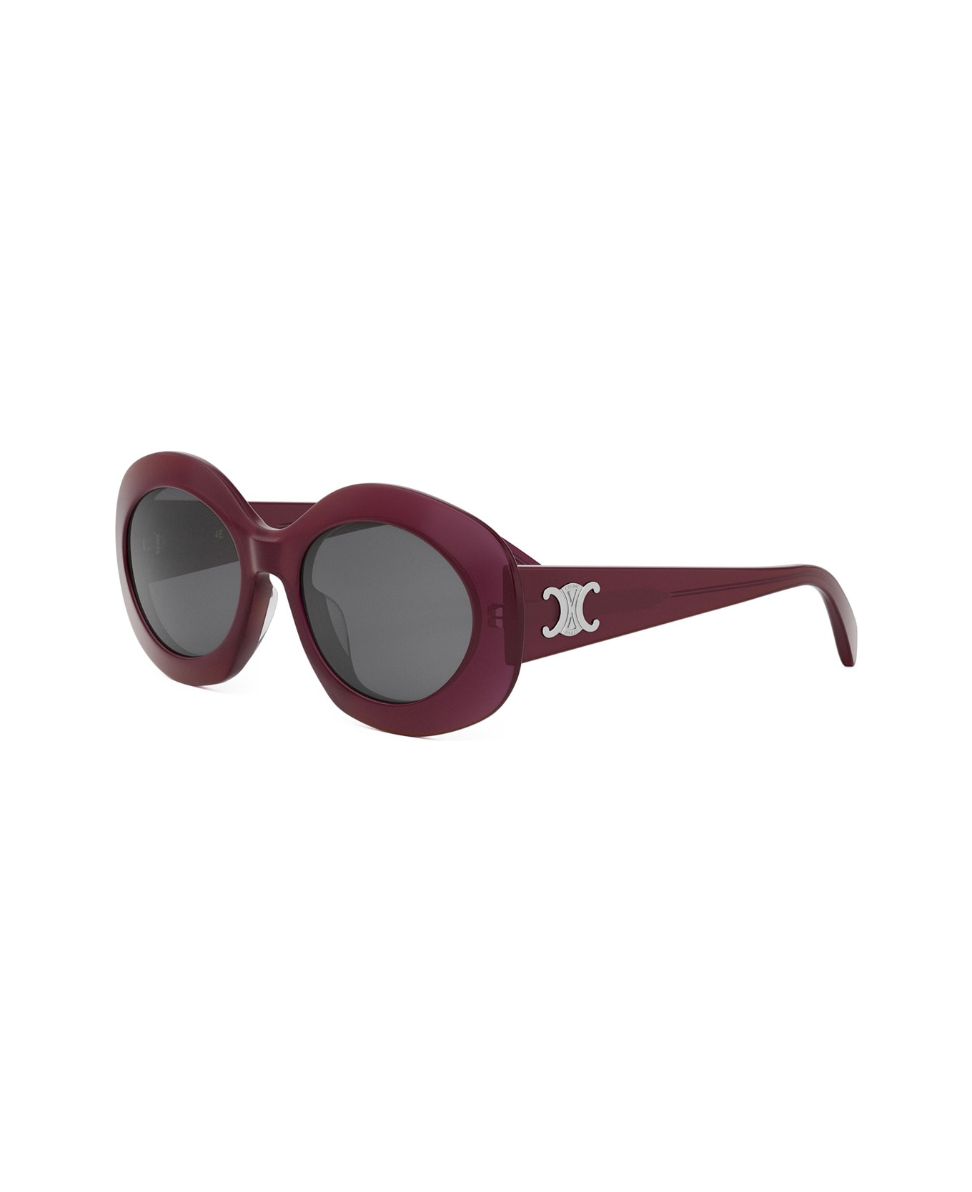 Celine Cl40292u Triomphe 69a Bordeaux Sunglasses - Rosso