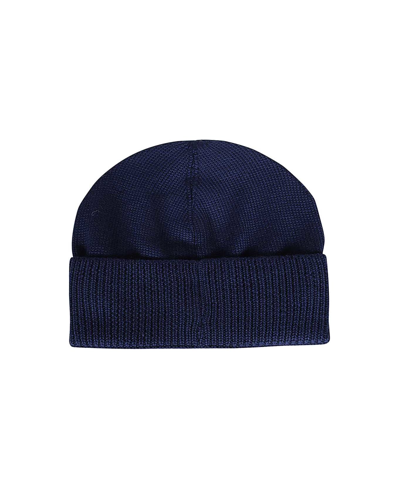 MSGM Knitted Beanie - blue