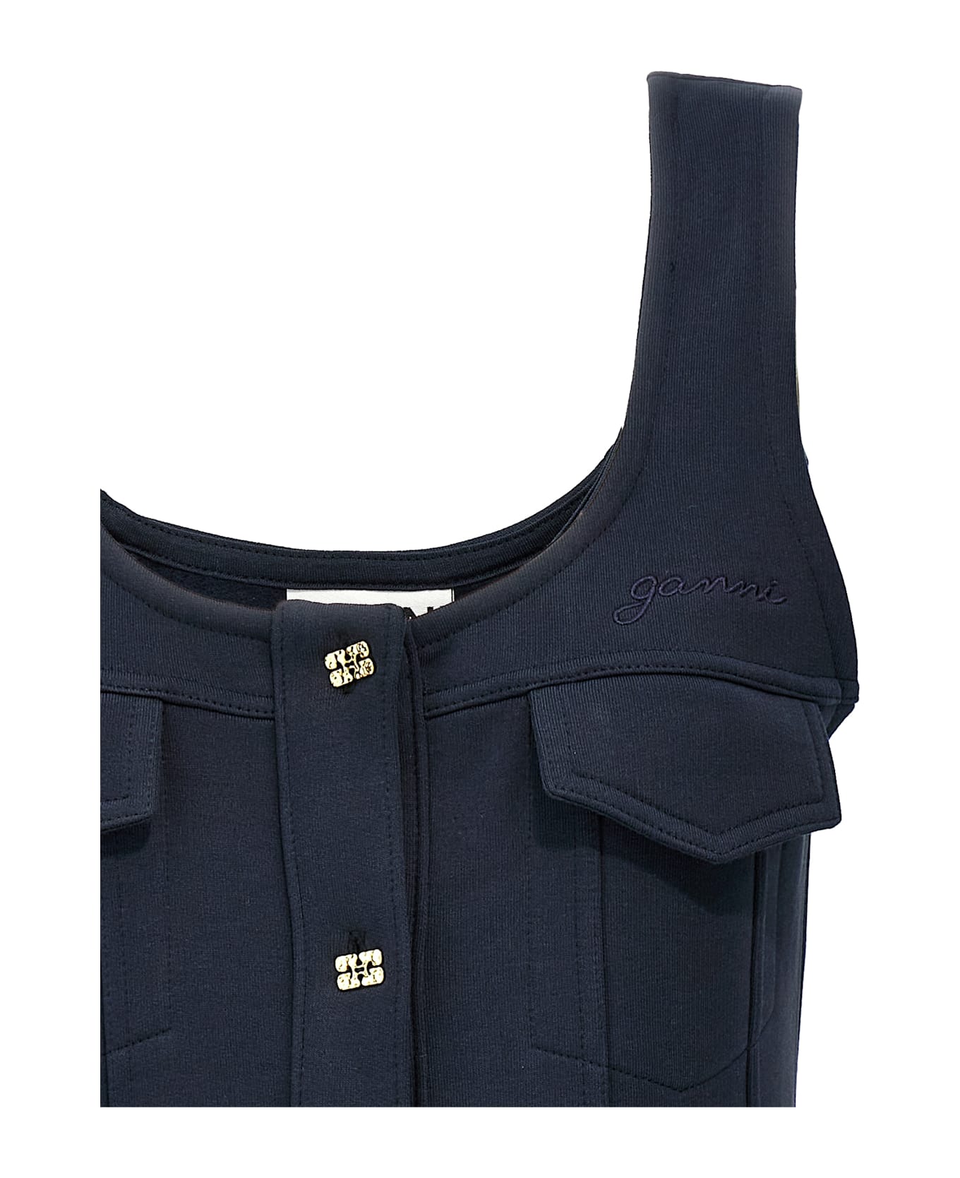 Ganni Mini Dress - Blue