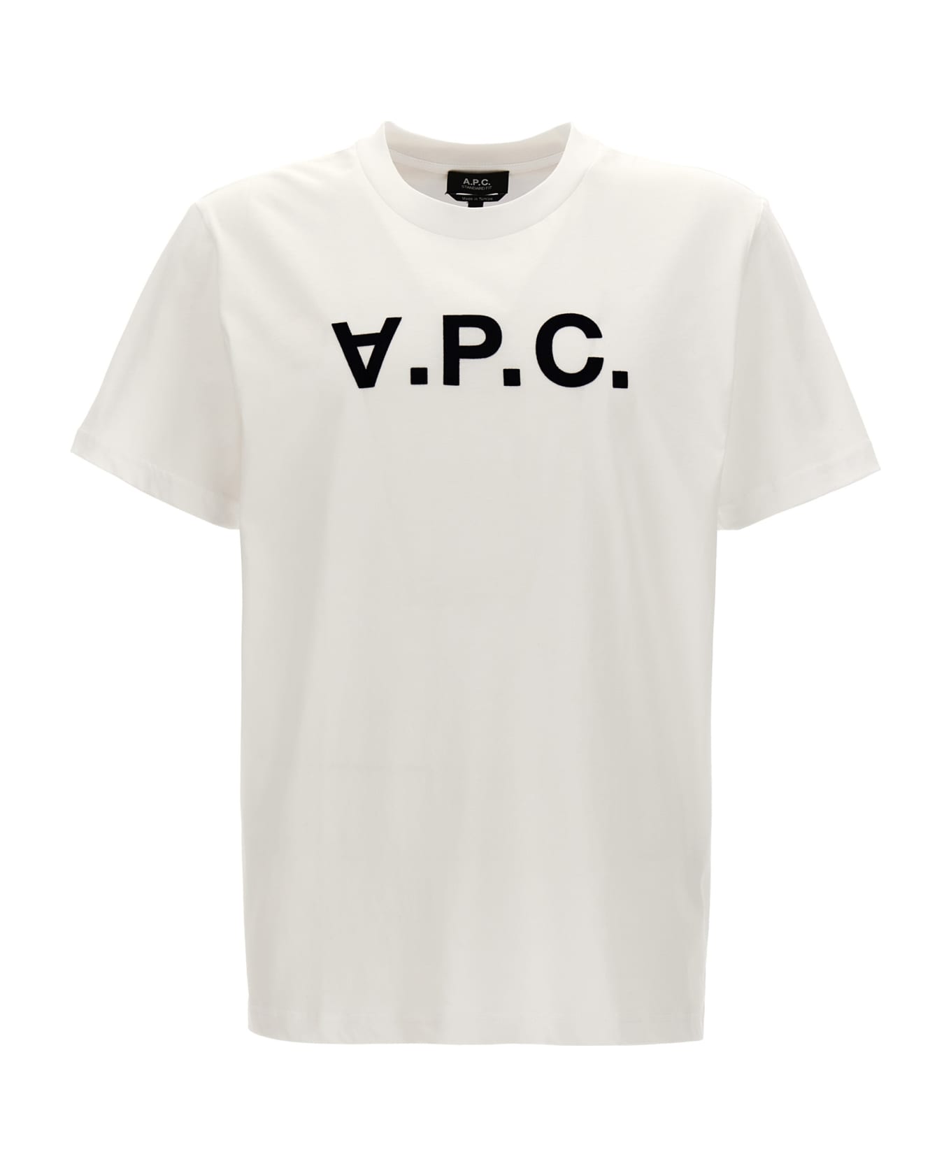 A.P.C. Standard Grand Vpc Logo T-shirt - BLANCDARKNAVY