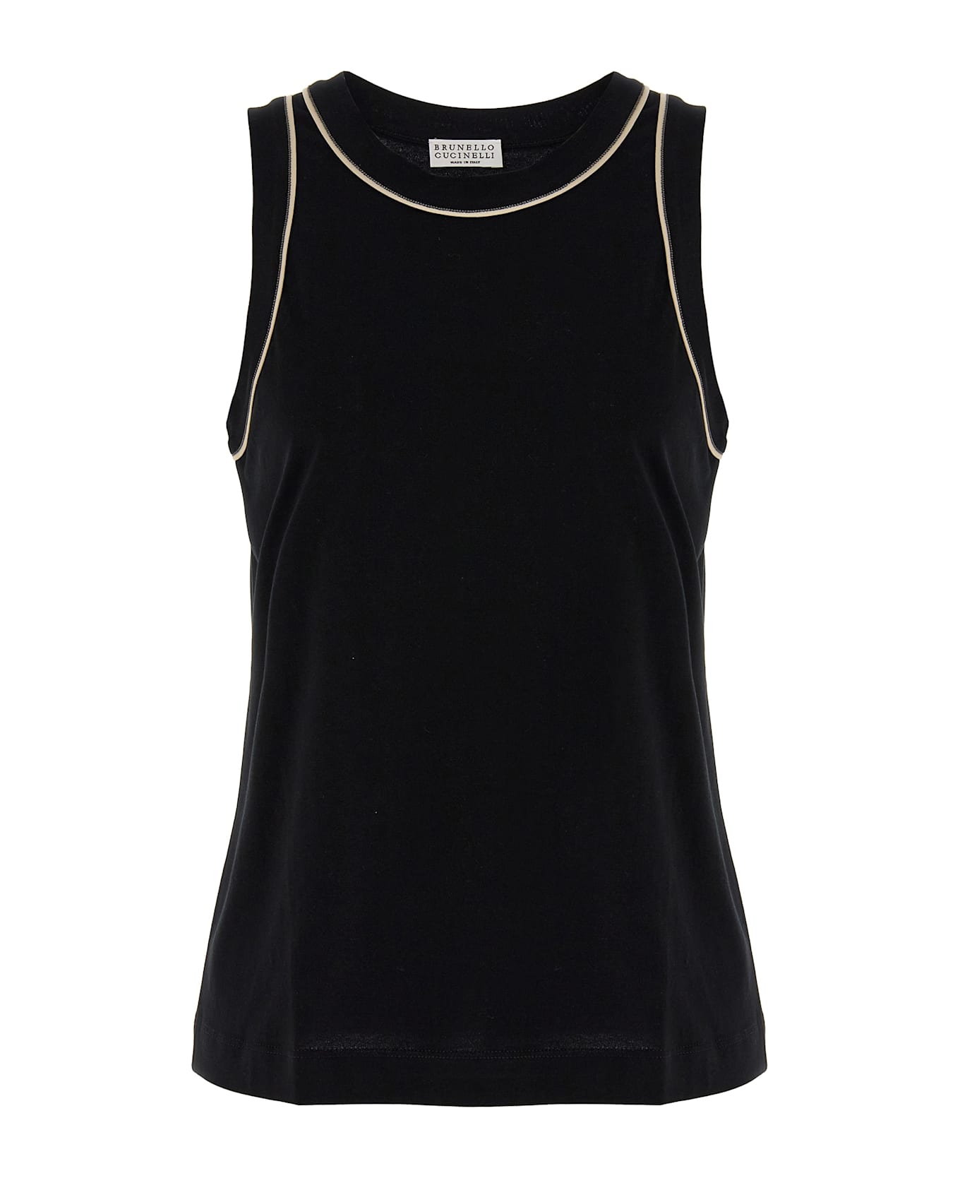 Brunello Cucinelli Tank Top Monile - Black  