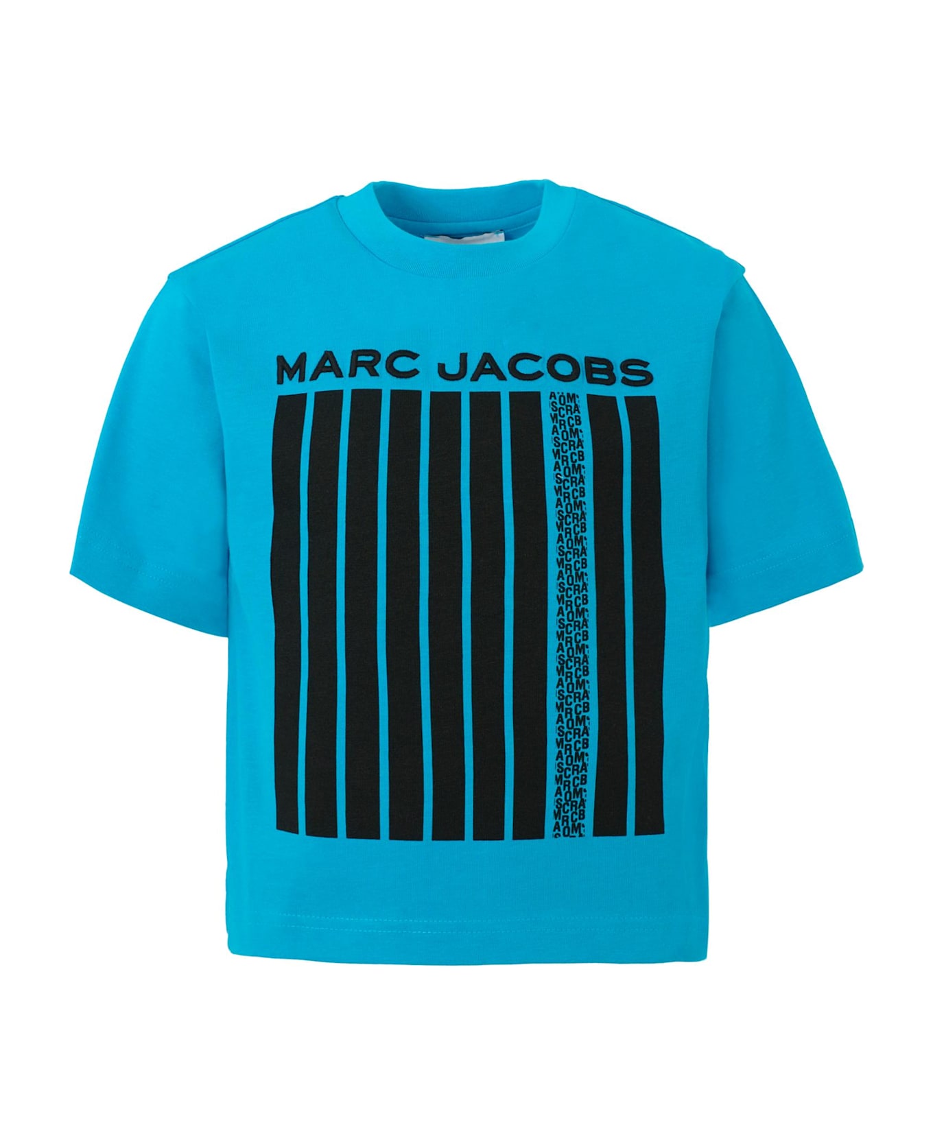 Marc Jacobs Light Blue T-shirt For Boy With Logo - Light Blue