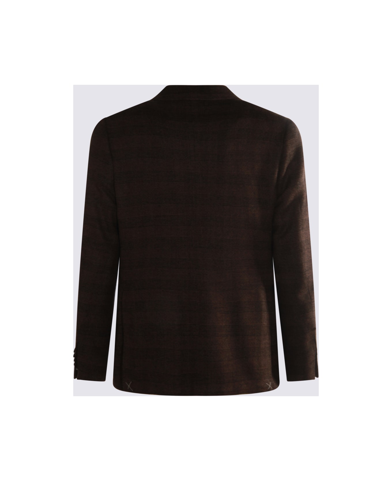 Canali Brown Wool Blazer