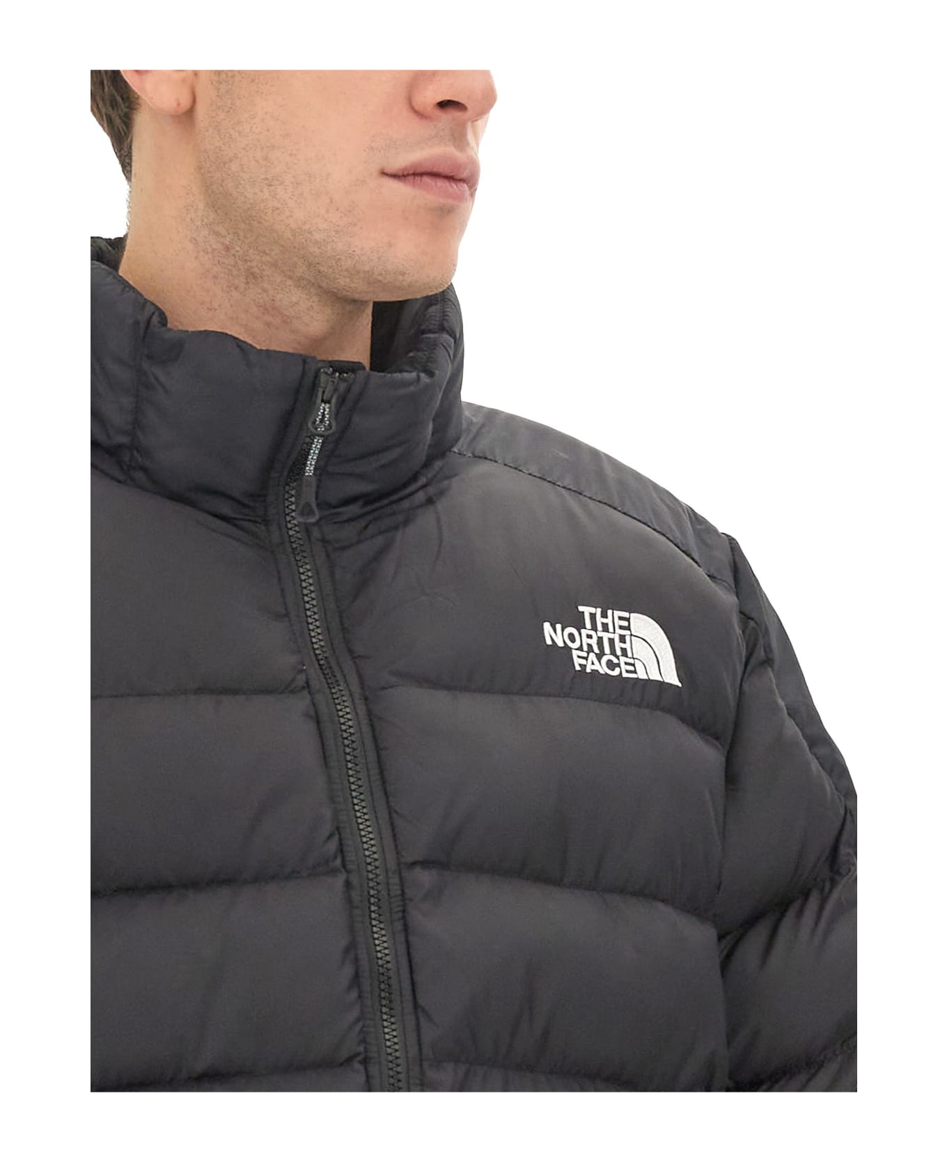 The North Face Jacket With Logo Print - Black ダウンジャケット