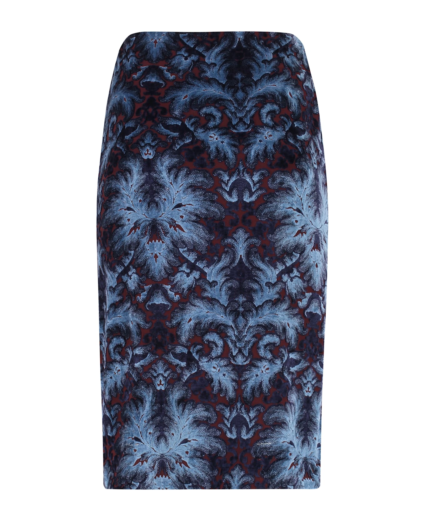 Etro Velvet Skirt - blue スカート