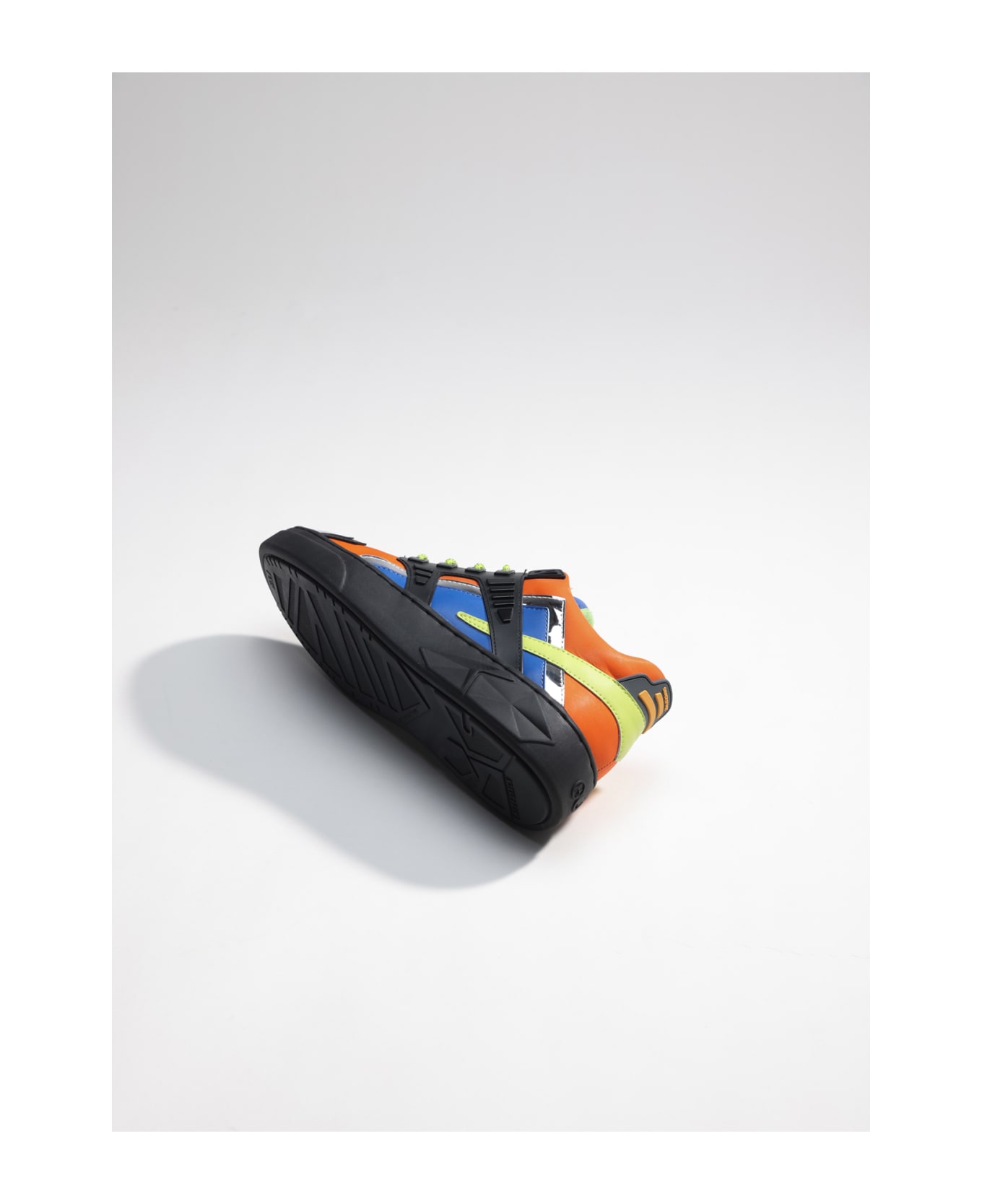 Hide&Jack Low Top Sneaker - Mini Silverstone Orange Black