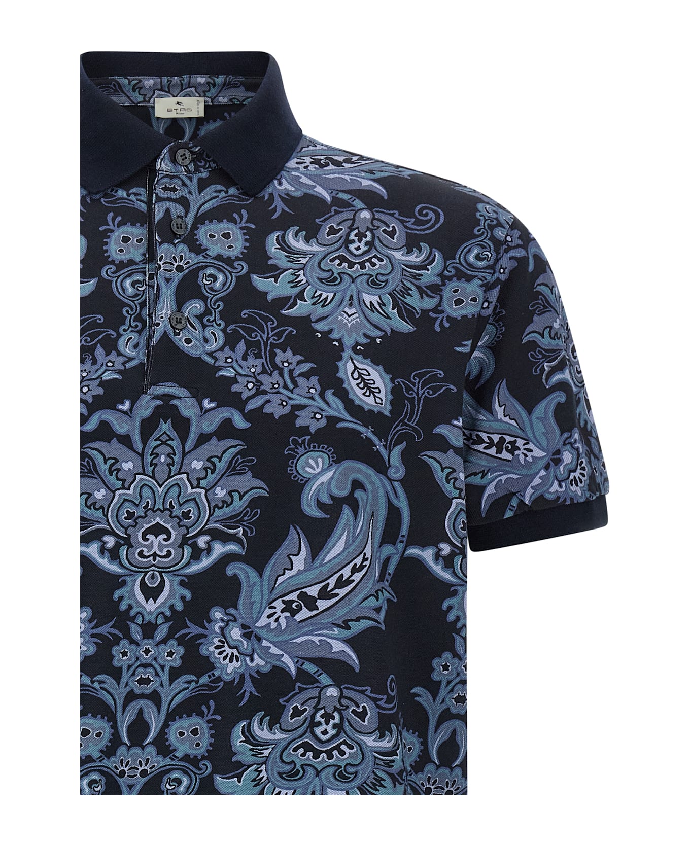 Etro Press Polo Shirt - Blue