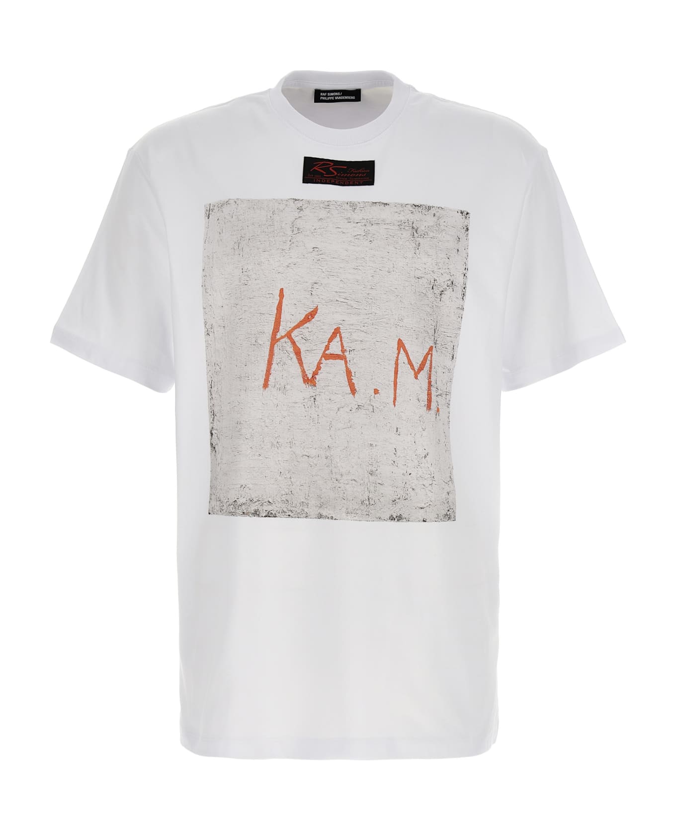 Raf Simons 'ka.m' T-shirt - White