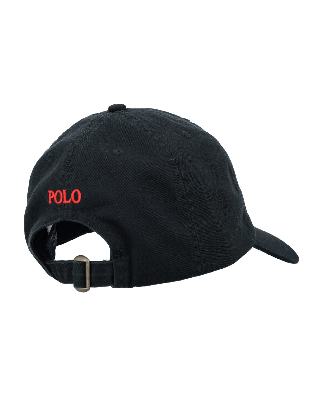 Polo Ralph Lauren Cotton Chino Baseball Cap - BLACK アクセサリー＆ギフト