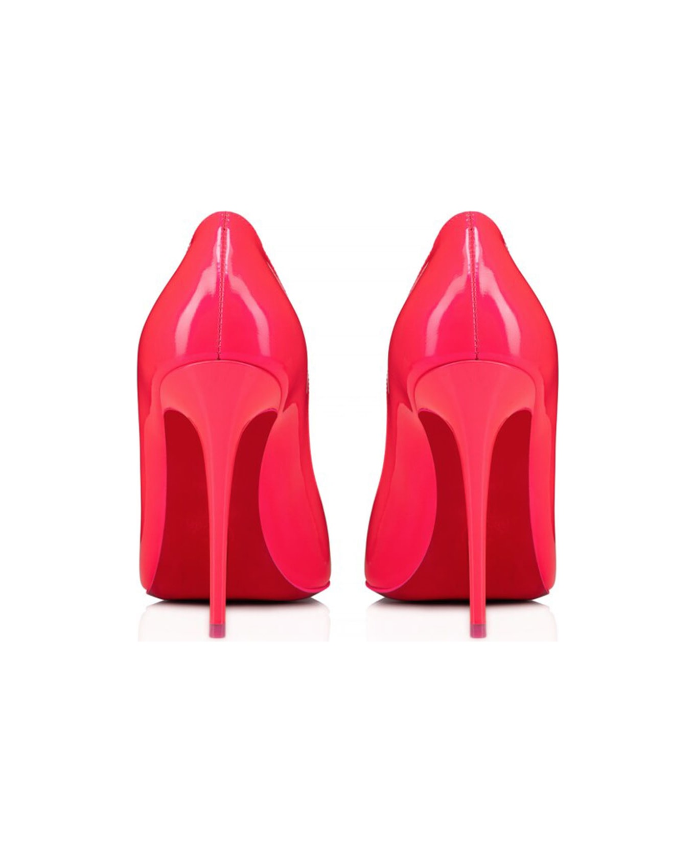Christian Louboutin Kate Pumps In Patent Leather - Pink & Purple