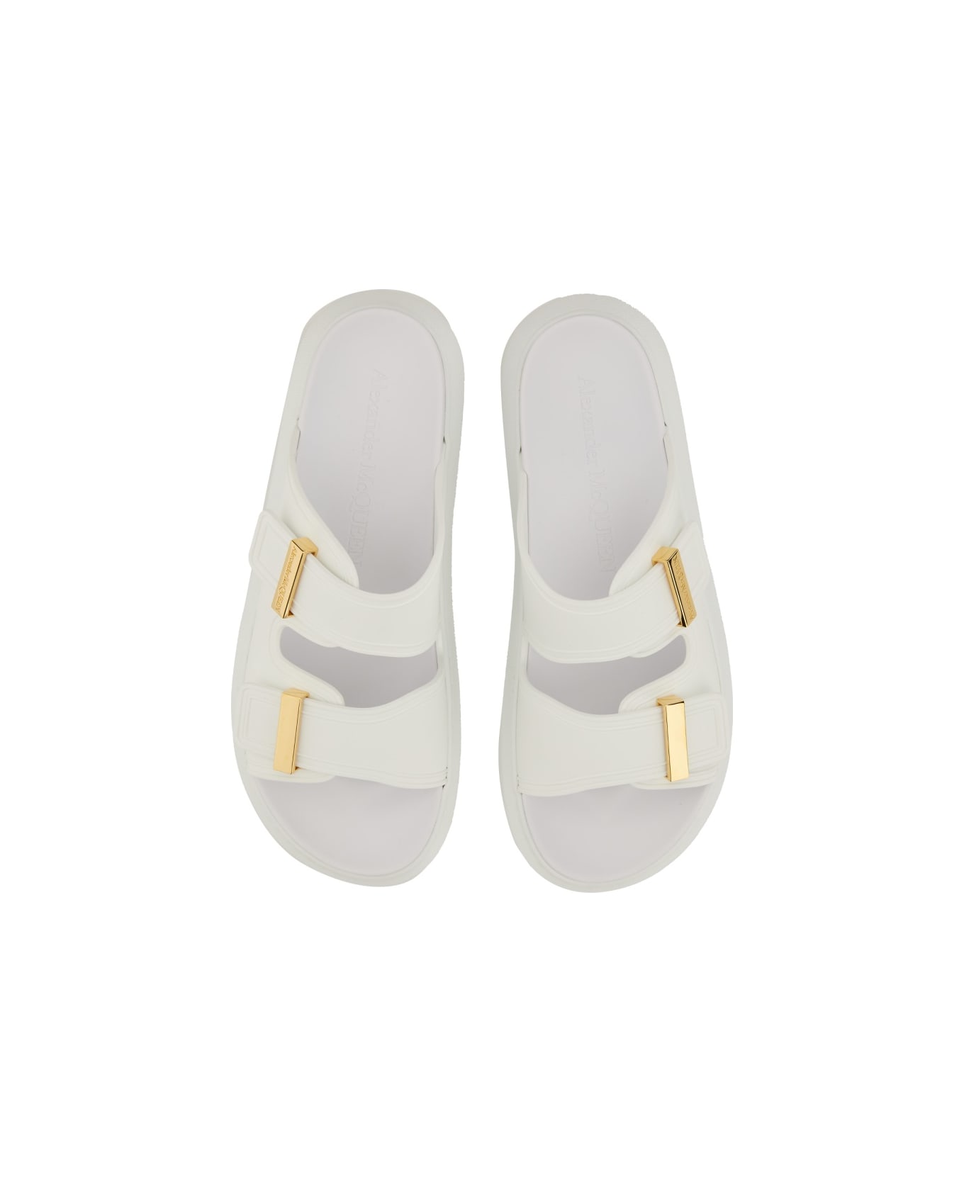 Alexander McQueen Oversize Hybrid Sandal - IVORY