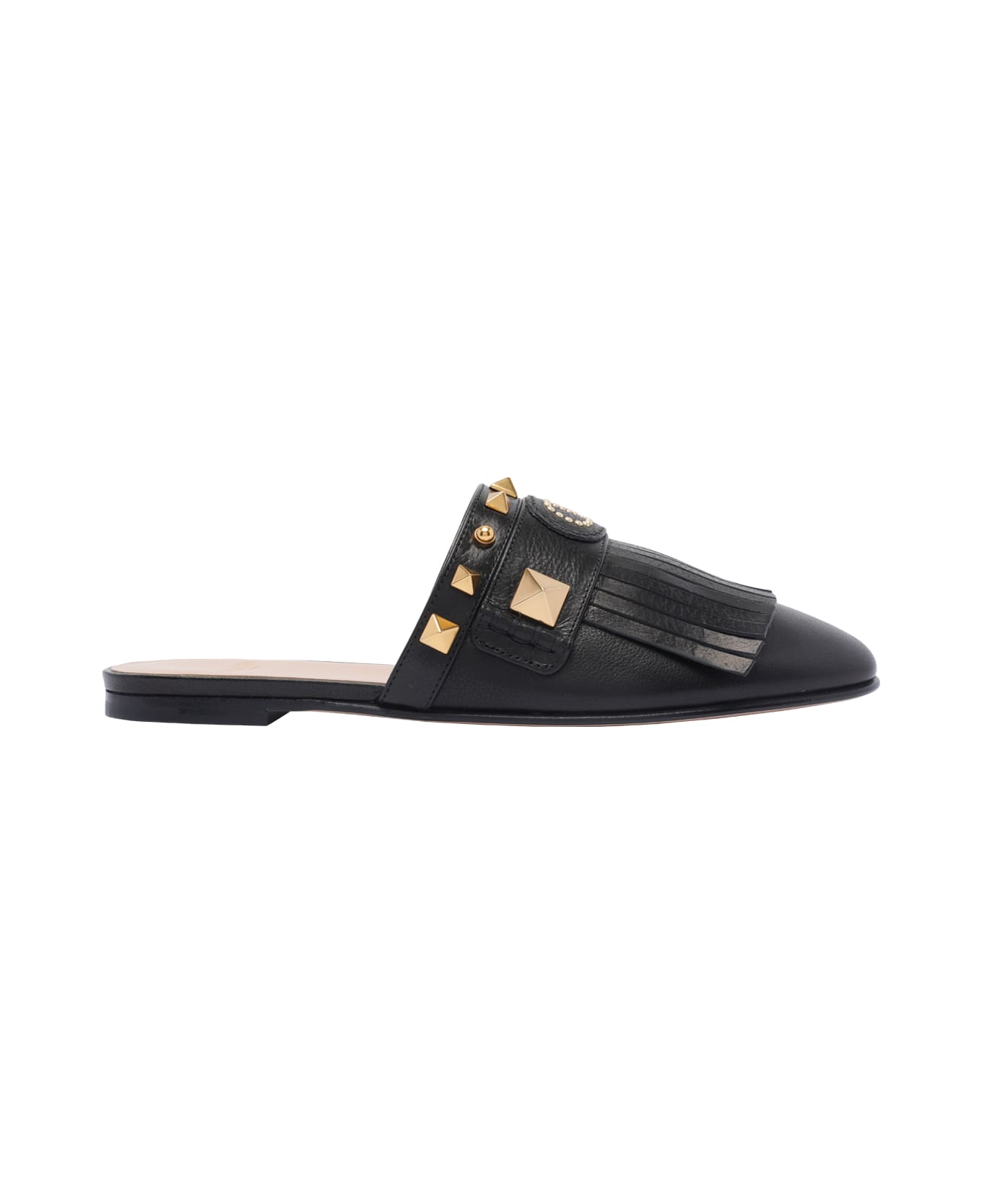 Valentino Garavani V Logo Sliders - Black