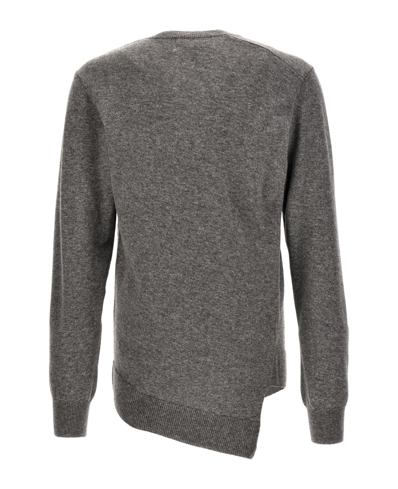Comme des Garçons Shirt Comme Des Garcons Shirt X Lacoste Sweater - Gray