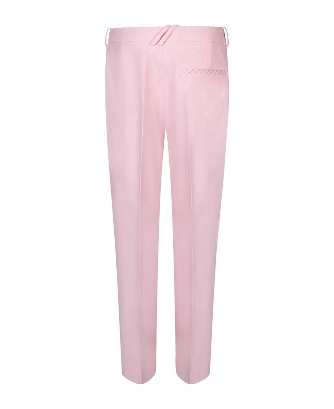 Burberry Wool Tailored Trousers - PINK