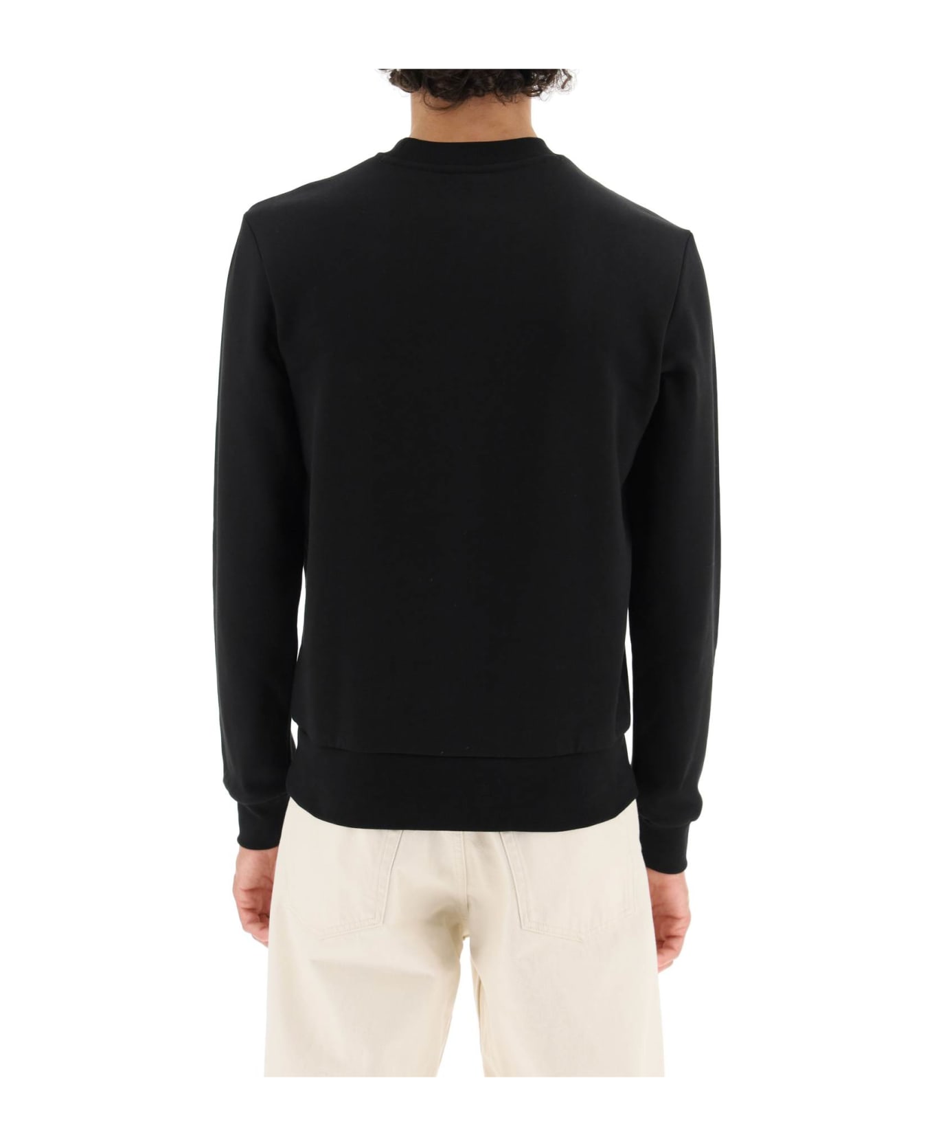 Lacoste Classic Fit Crewneck Sweatshirt - Black
