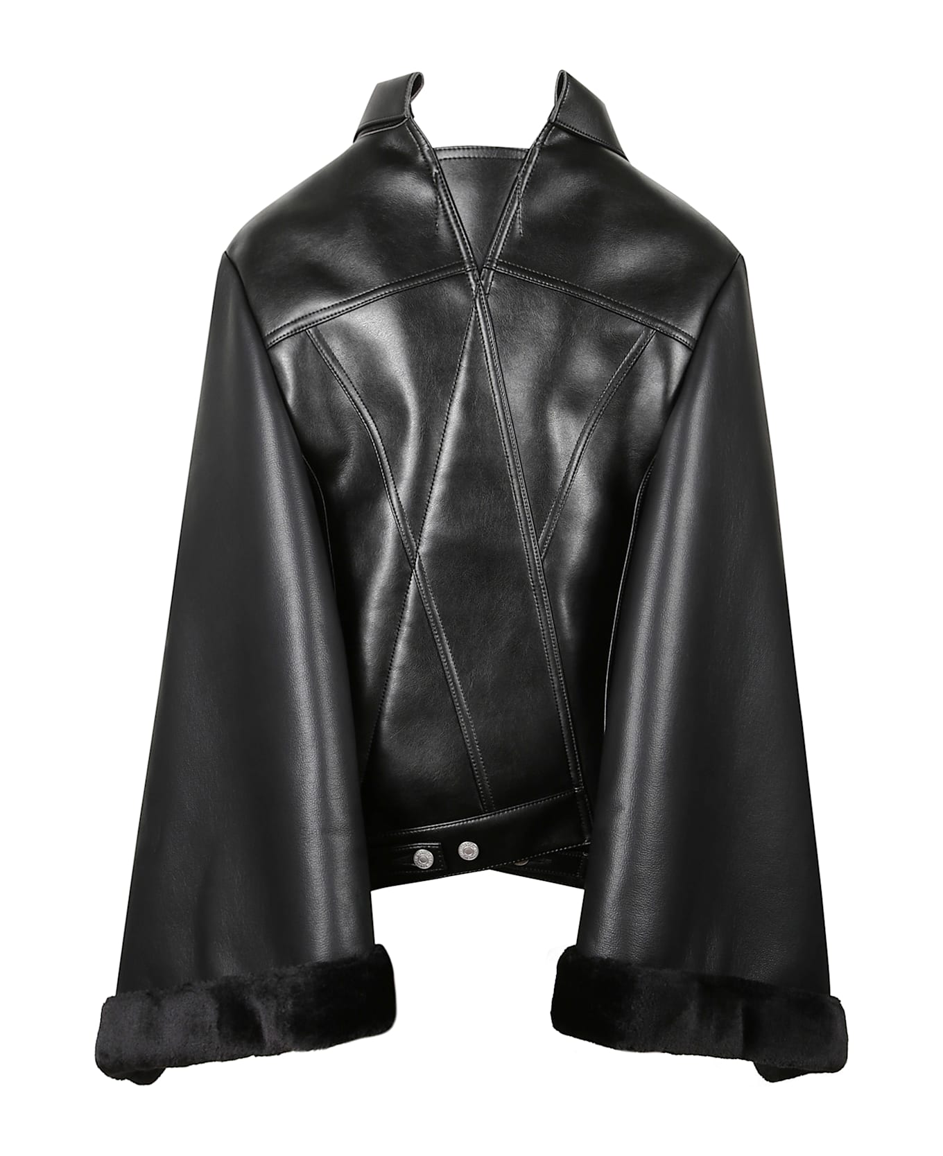 Junya Watanabe X Levis Leather Jacket - Black